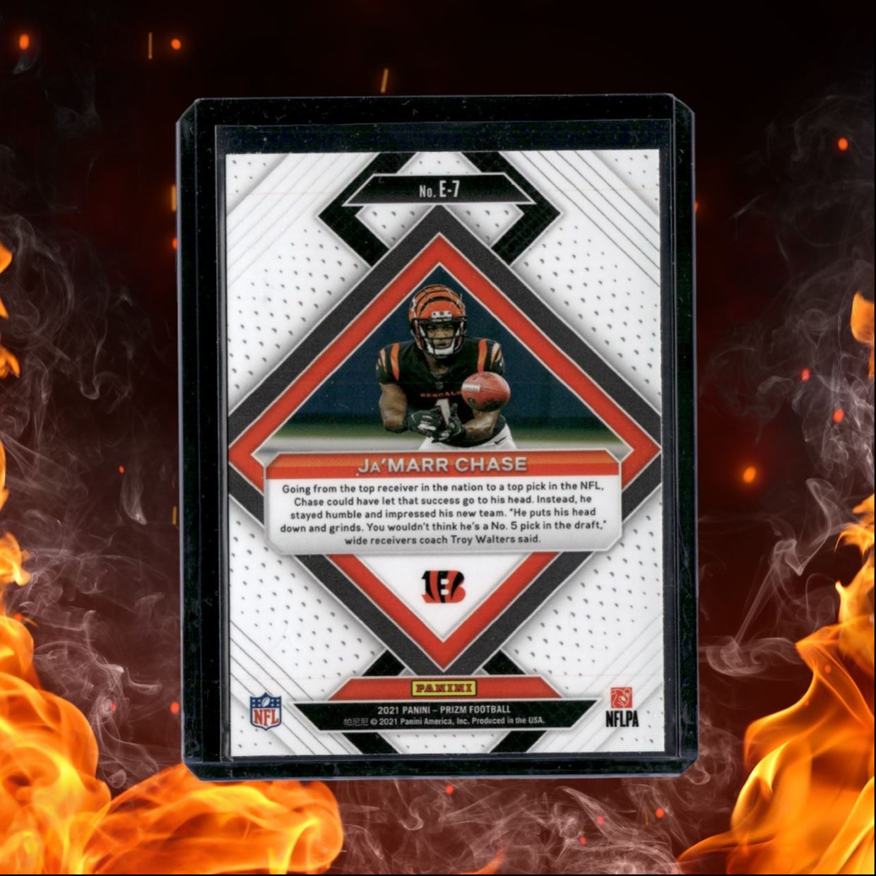 2021 Panini Prizm Ja'Marr Chase Emergent (A) Rookie #E-7