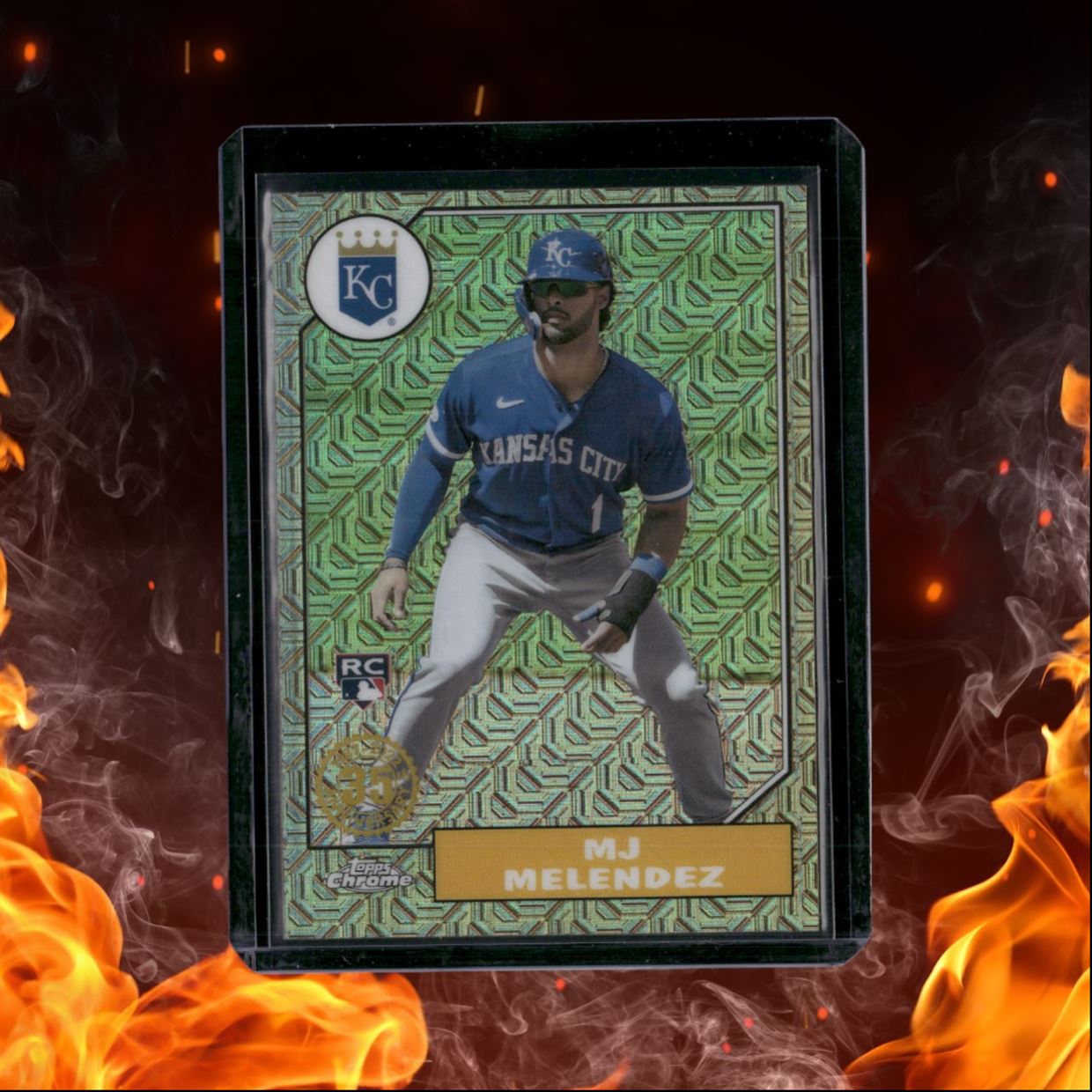 2022 Topps Chrome MJ Melendez Retro 87 Design Mega Box Rookie #T87C-58
