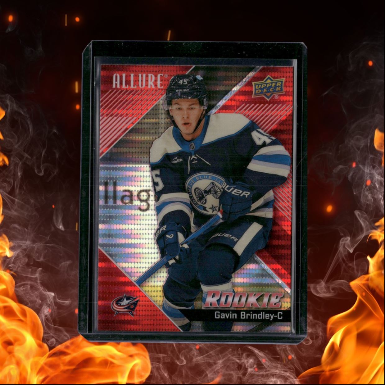 2024-25 Upper Deck Allure Gavin Brindley Red Rainbow Rookie #136