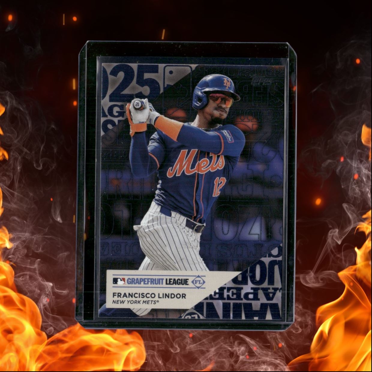 2025 Topps Francisco Lindor Training Grounds #TG-11