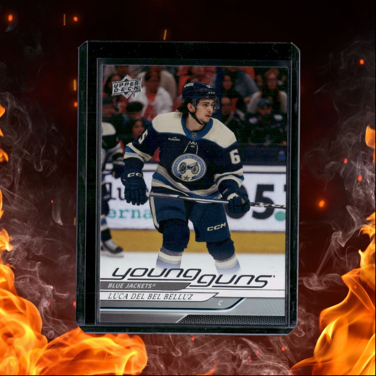 2024-25 Upper Deck Luca Del Bel Belluz Young Guns Rookie #214