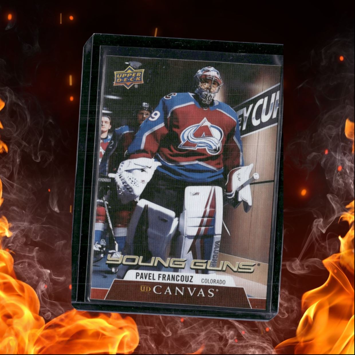 2020-21 Upper Deck Pavel Francouz UD Canvas Young Guns (A) Rookie #C96