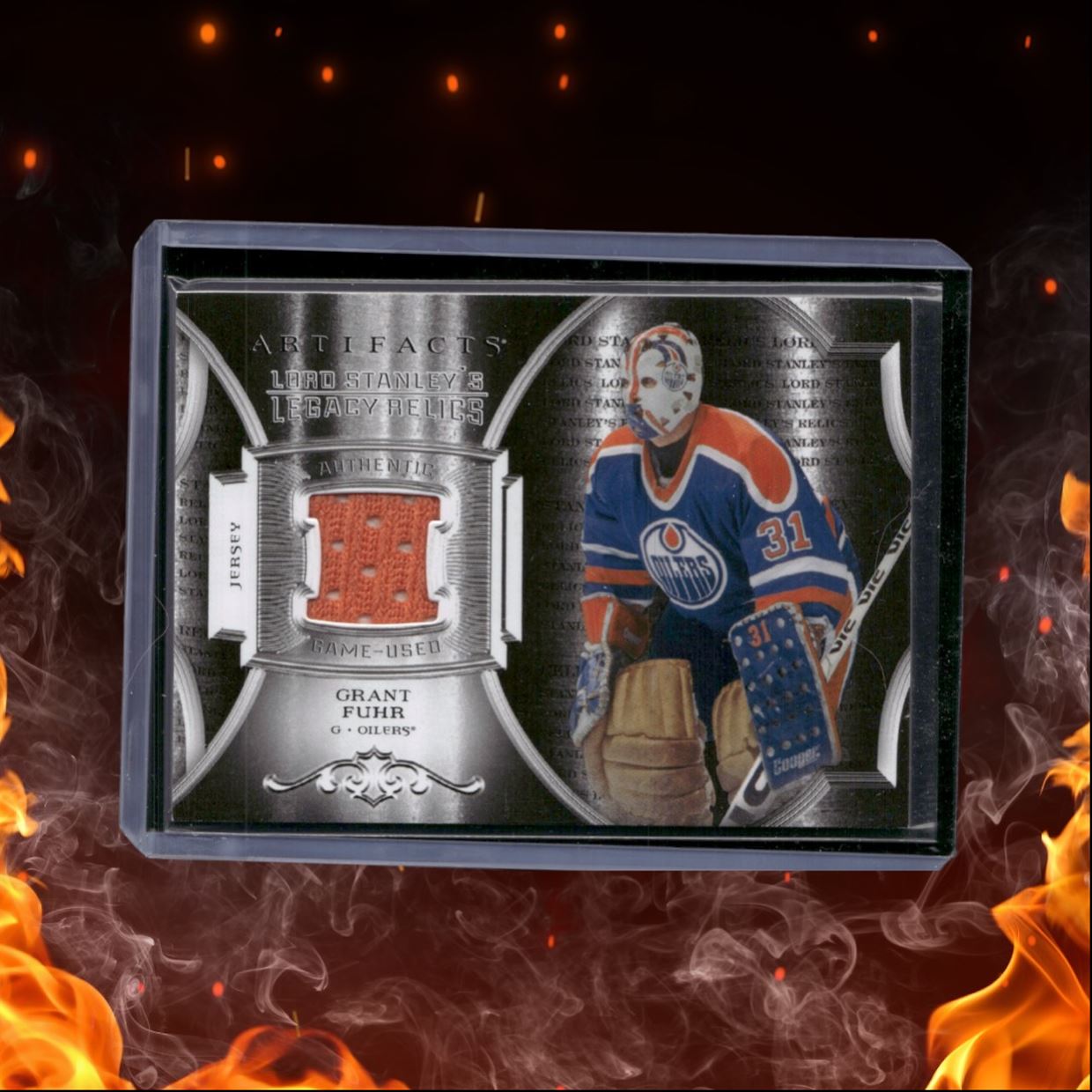 2015-16 Upper Deck Artifacts Grant Fuhr Lord Stanley's Legacy Relics Jersey
