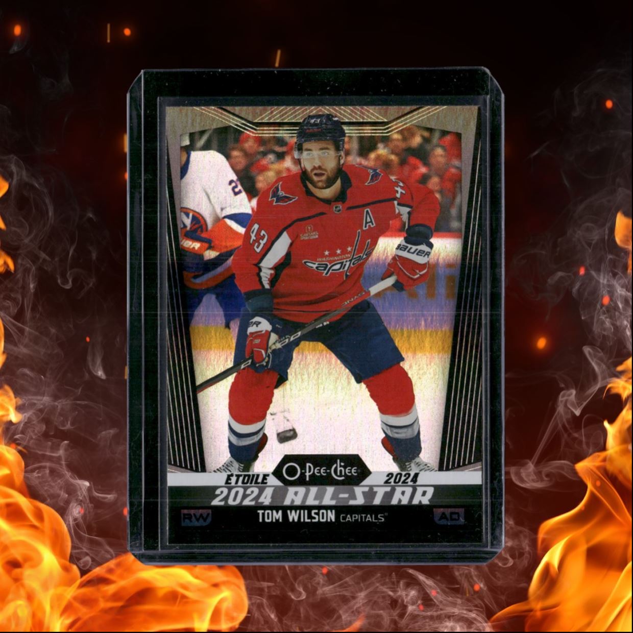 2024-25 O-Pee-Chee Tom Wilson All-Star Rainbow Black 040/100 #539