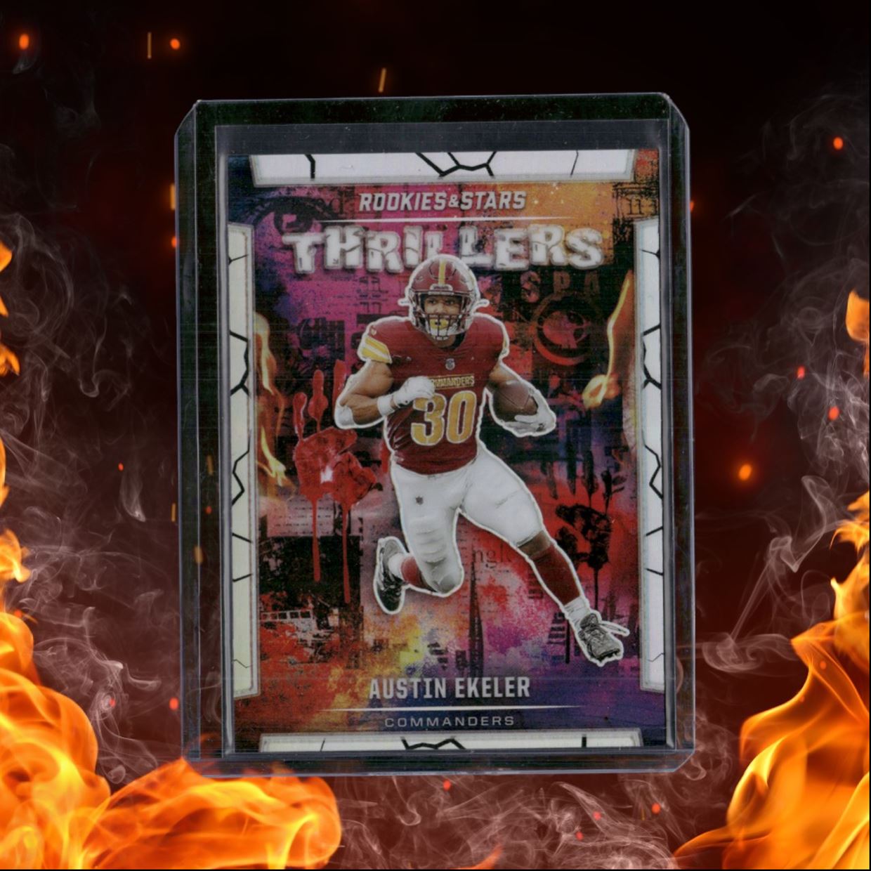 2024 Panini Rookies & Stars Austin Ekeler Thrillers Silver Prizm #T-AER