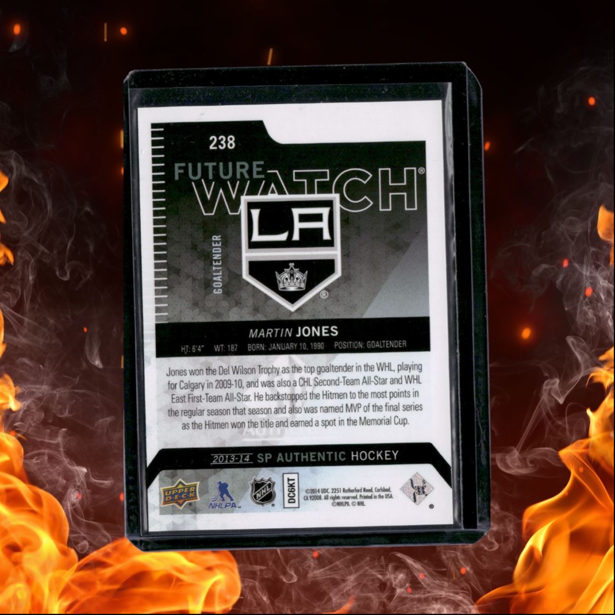 2013-14 SP Authentic Martin Jones Future Watch Rookie 0415/1299 #238