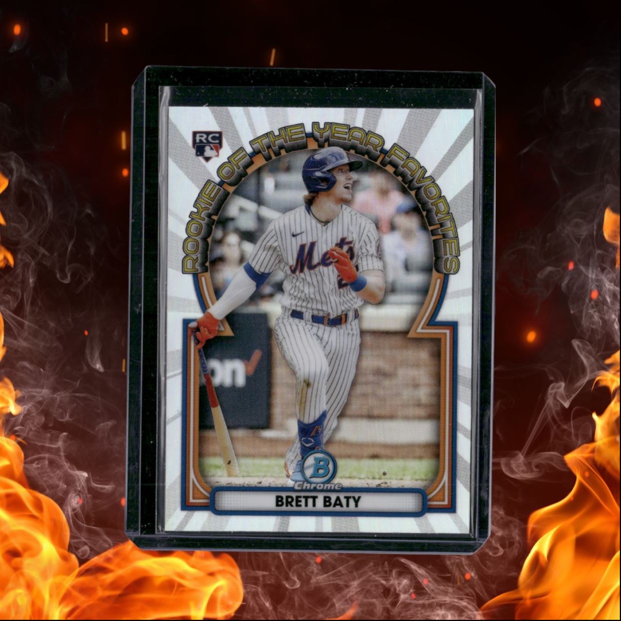 2023 Bowman Rookie of the Year Favorites Brett Baty Rookie #ROYF-3