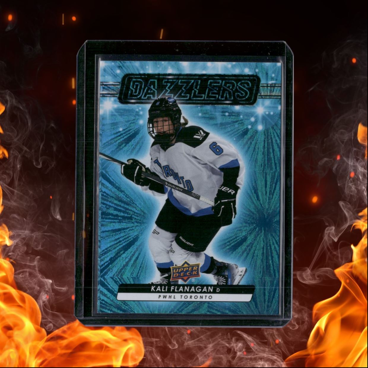 2024-25 Upper Deck PWHL Kali Flanagan Dazzlers Blue #DZ-6