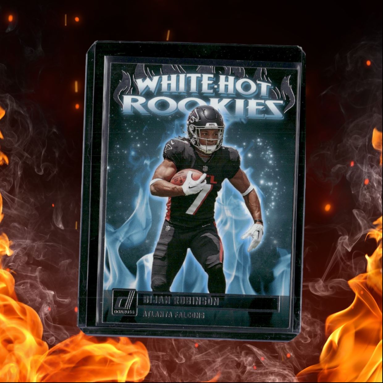 2023 Panini Donruss Bijan Robinson White Hot Rookie #WHR-2