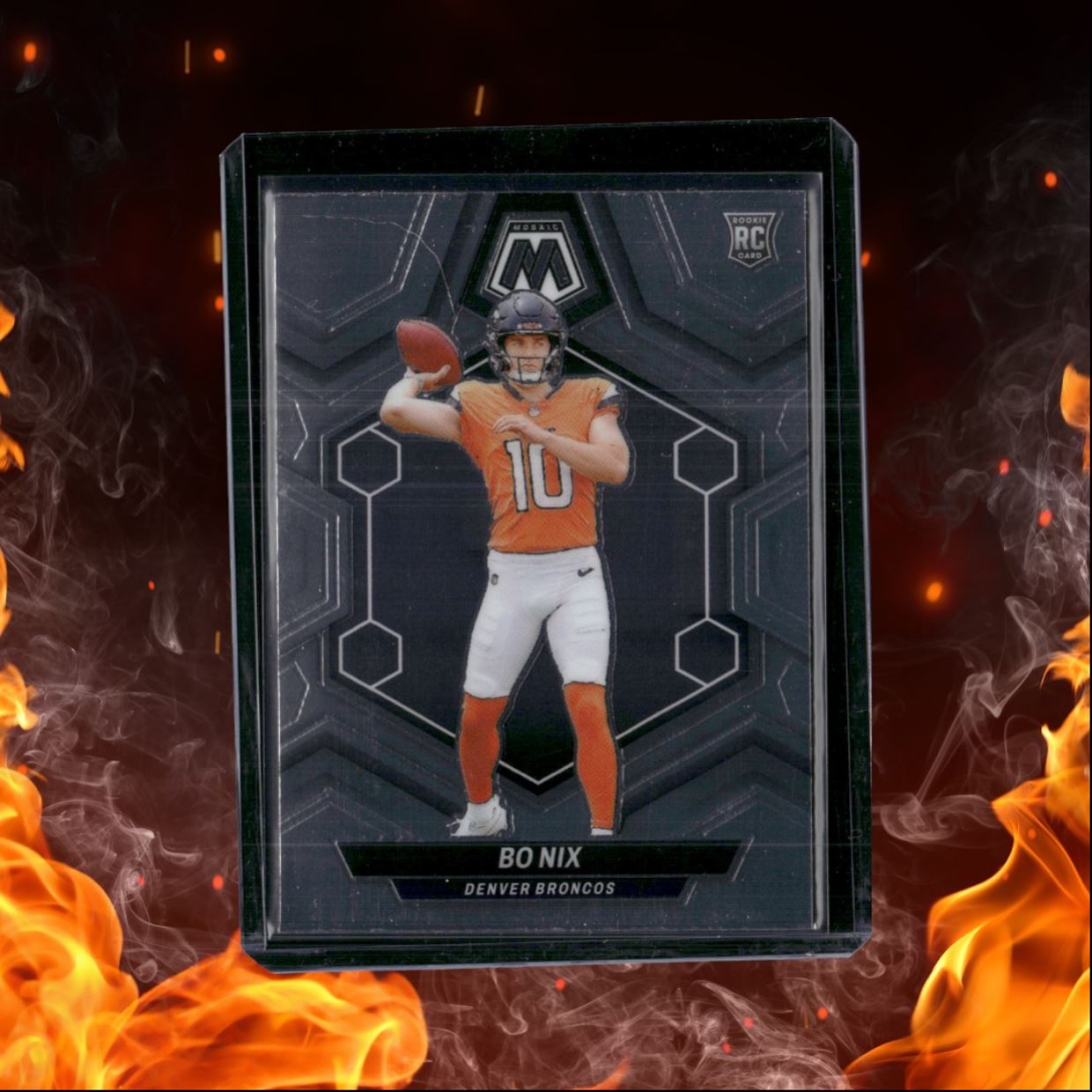 2024 Panini Mosaic Bo Nix (B) Rookie #312
