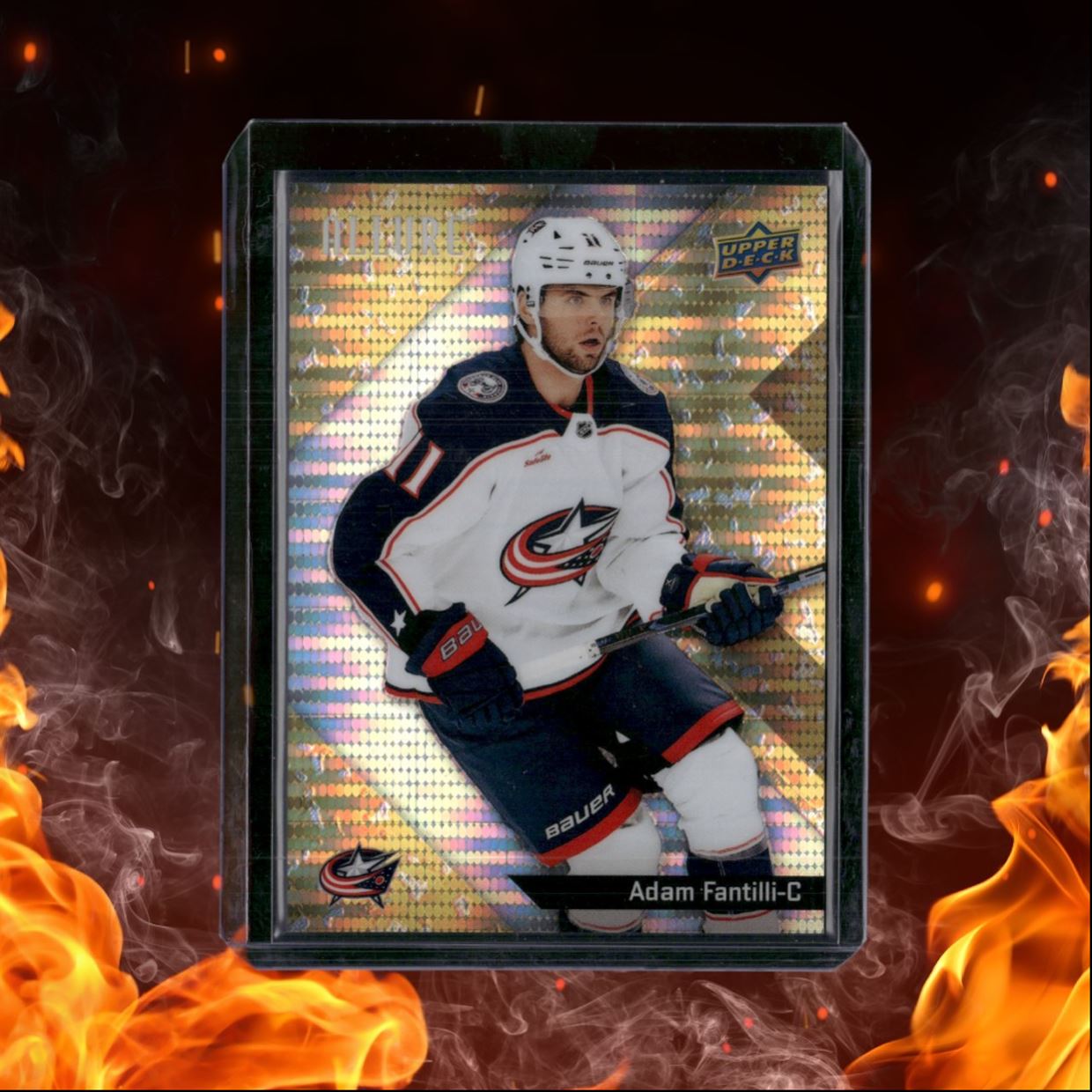 2024-25 Upper Deck Allure Adam Fantilli Gold Glitter Bomb 164/199 #84