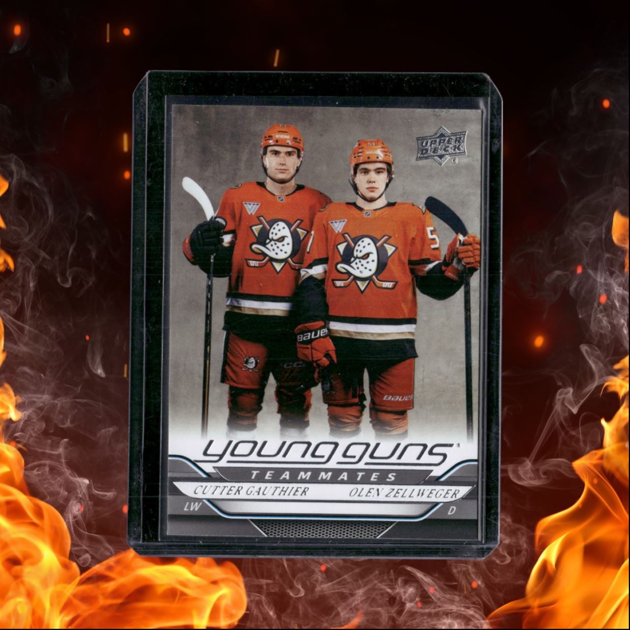 2024-25 Upper Deck Olen Zellweger / Cutter Gauthier Young Guns Teammates (D)