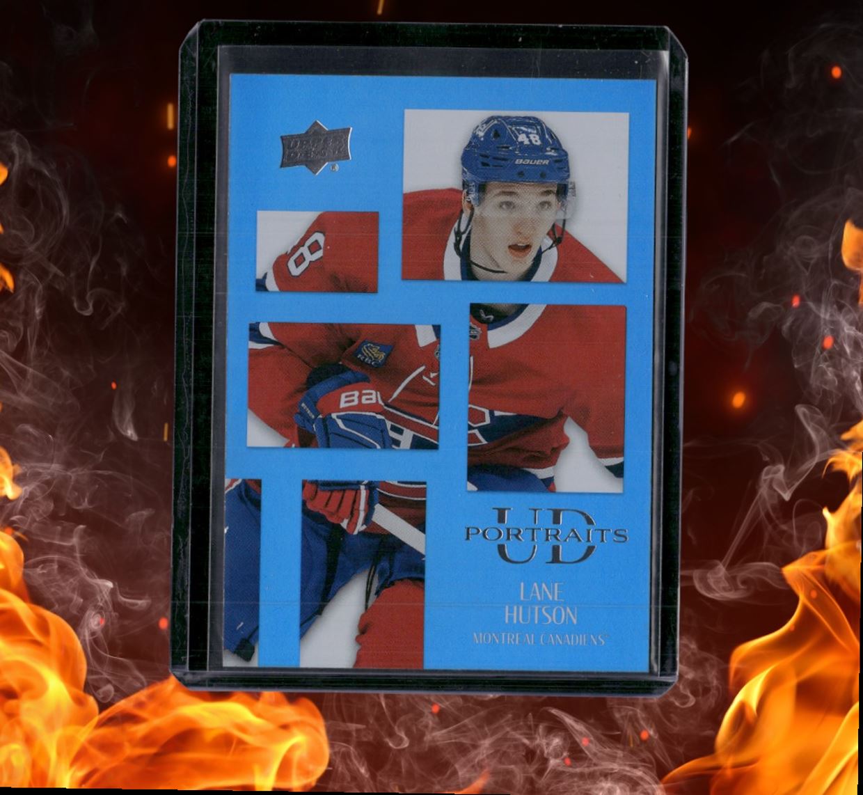 2024-25 Upper Deck Lane Hutson UD Portraits (D) Rookie #P44
