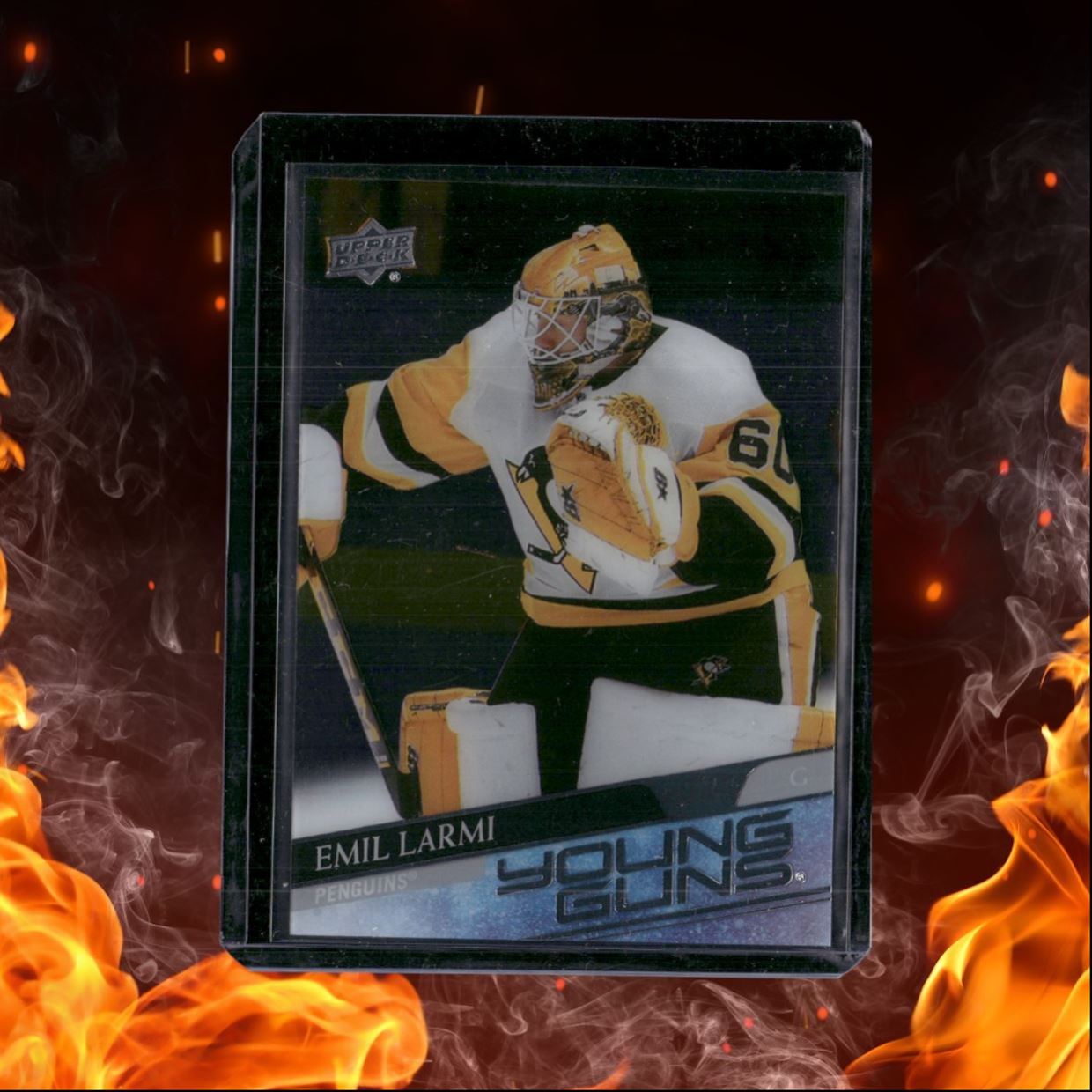 2020-21 Upper Deck Emil Larmi Clear Cut Young Guns SSP Case Hit Rookie #236