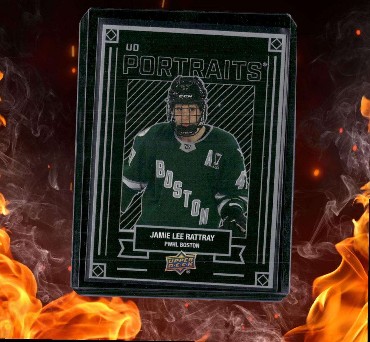 2024-25 Upper Deck PWHL Jamie Lee Rattray UD Portraits (B) #P-12