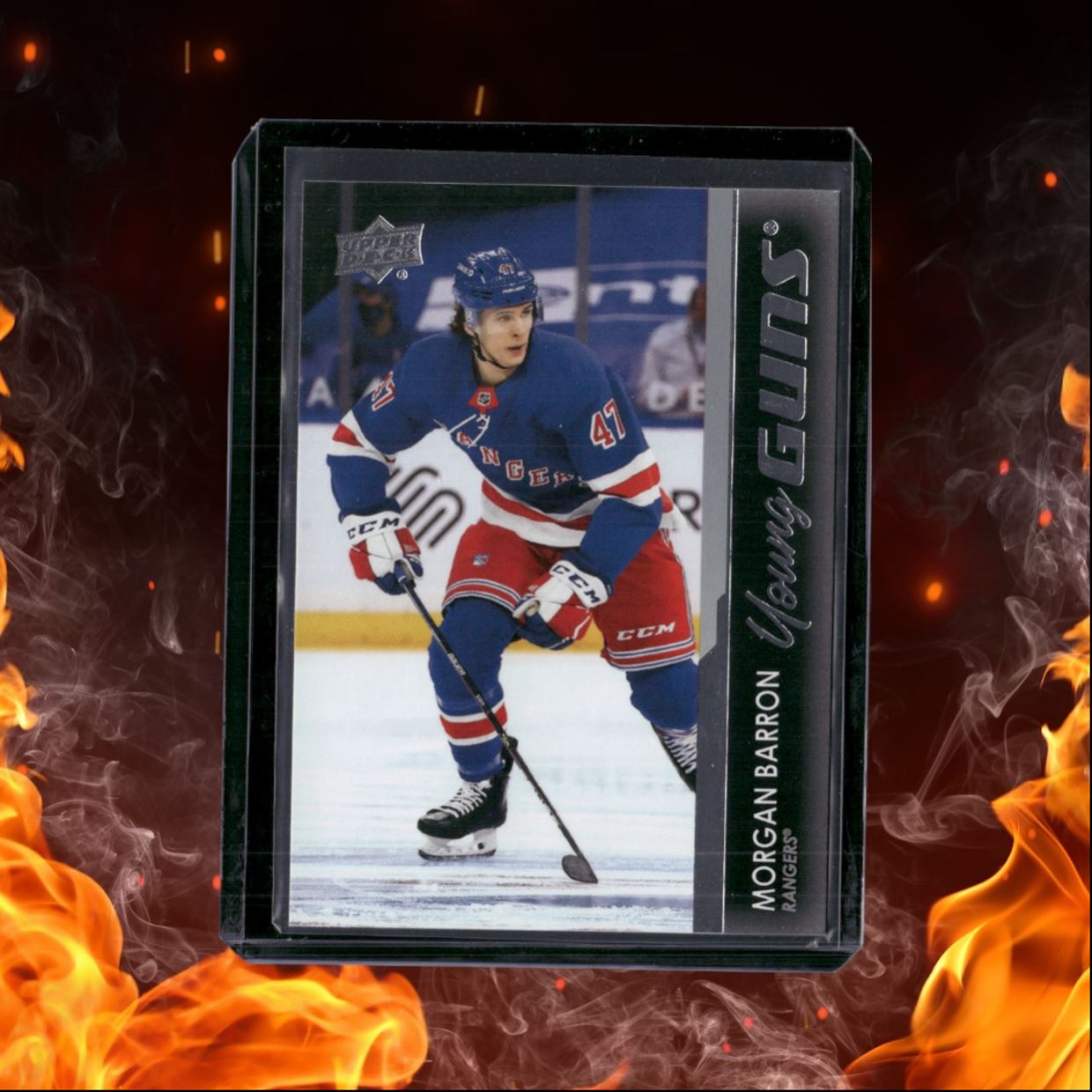 2021-22 Upper Deck Morgan Barron Young Guns Rookie #215
