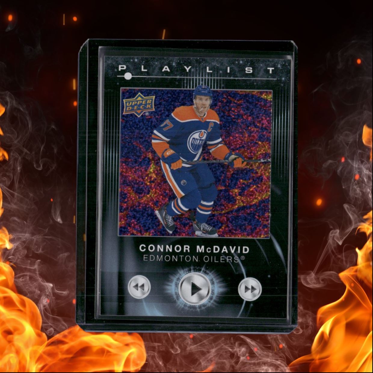 2024-25 Upper Deck Connor McDavid Playlist Speckled #PL-5