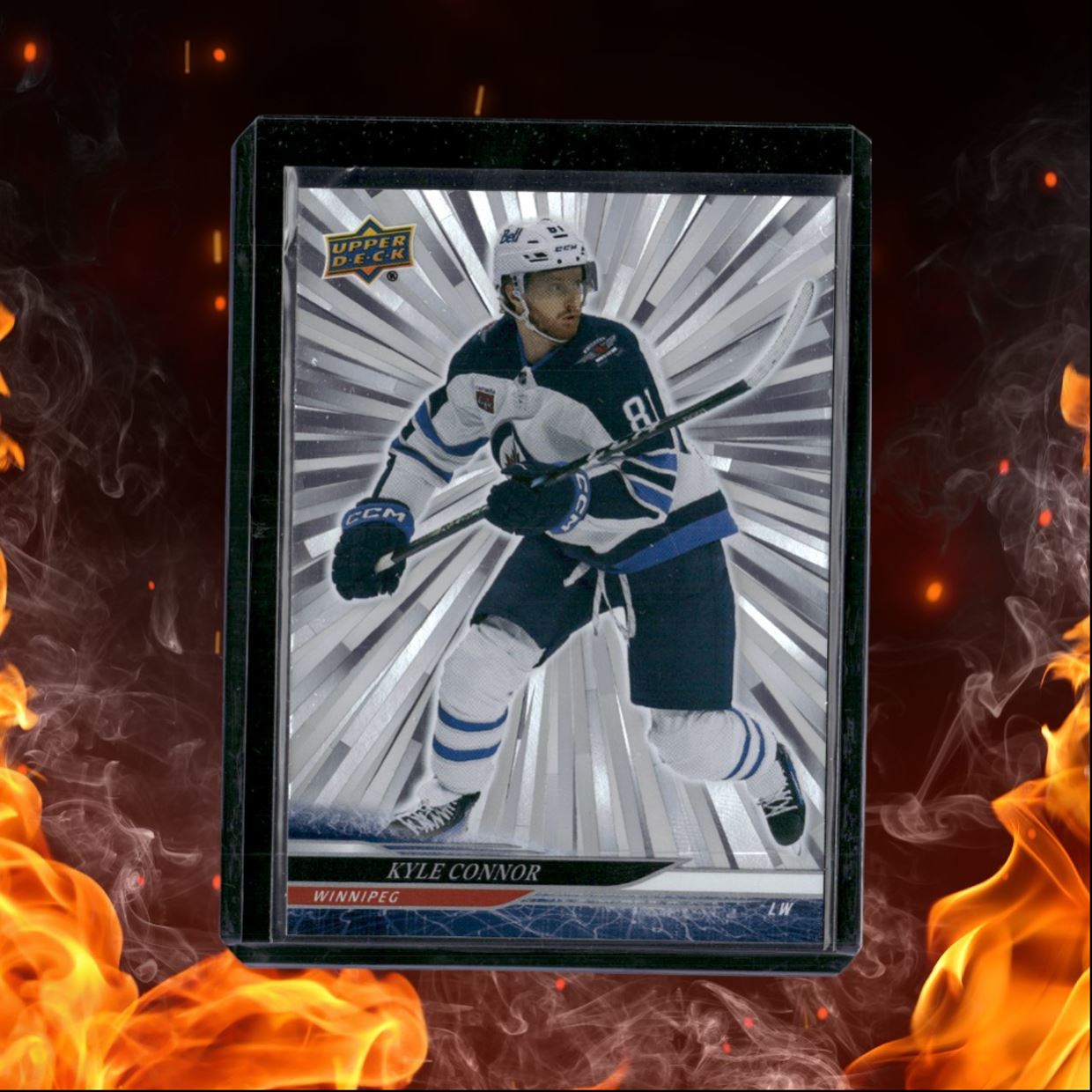 2024-25 Upper Deck Kyle Connor Silver Outburst #193