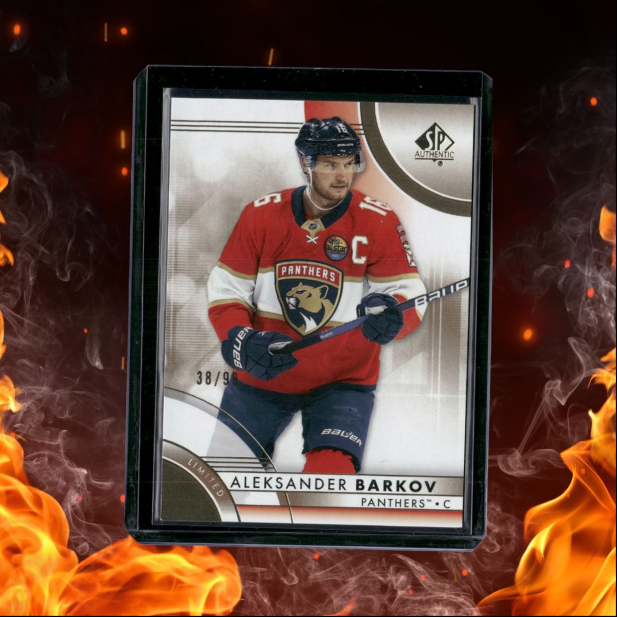 2023-24 SP Authentic Aleksander Barkov Limited Gold 38/99 #26