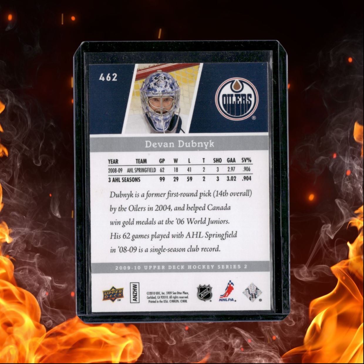 2009-10 Upper Deck Devan Dubnyk Young Guns Rookie #462