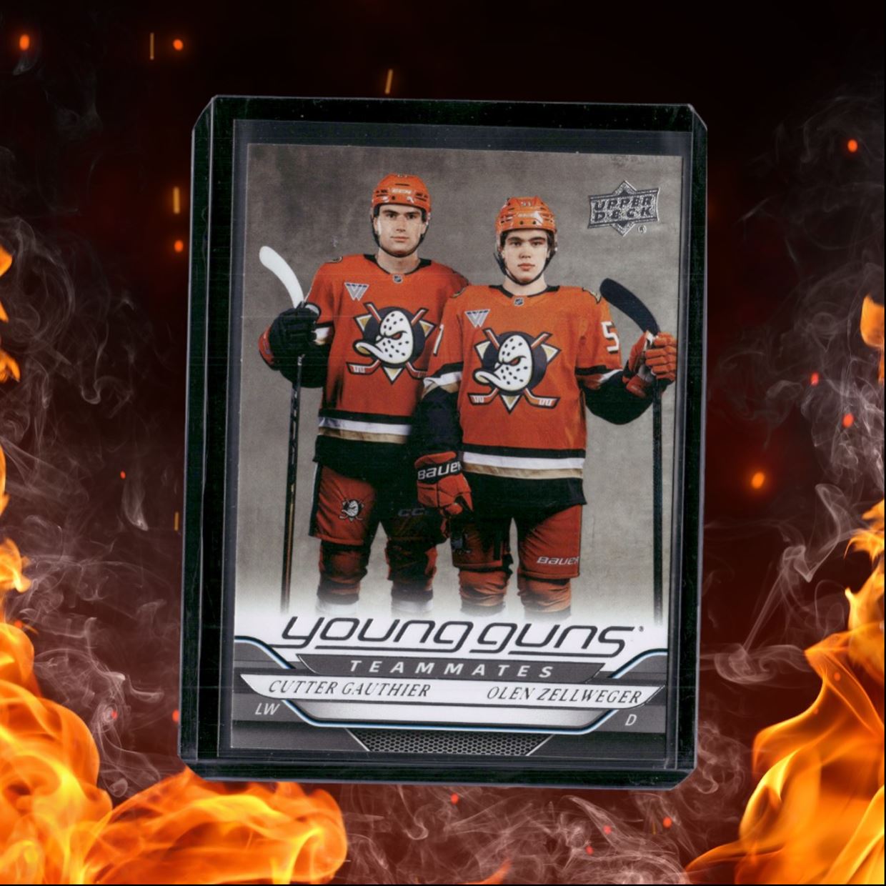 2024-25 Upper Deck Olen Zellweger / Cutter GauthierYoung Guns Teammates (B)