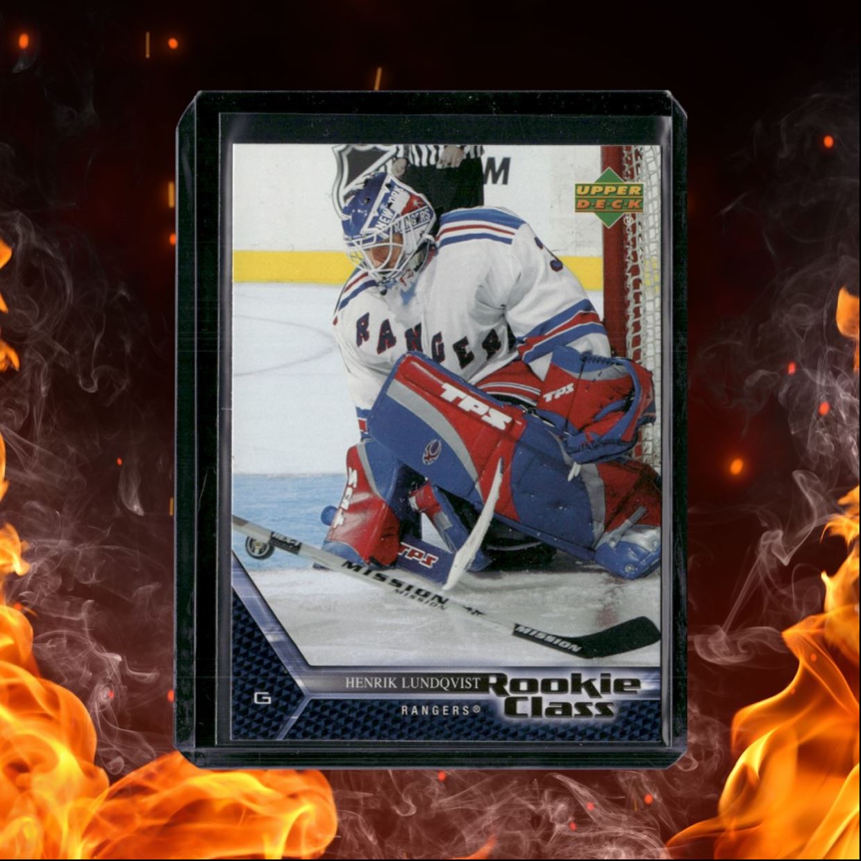 2005-06 Upper Deck Rookie Class Box Set Henrik Lundqvist Rookie #3