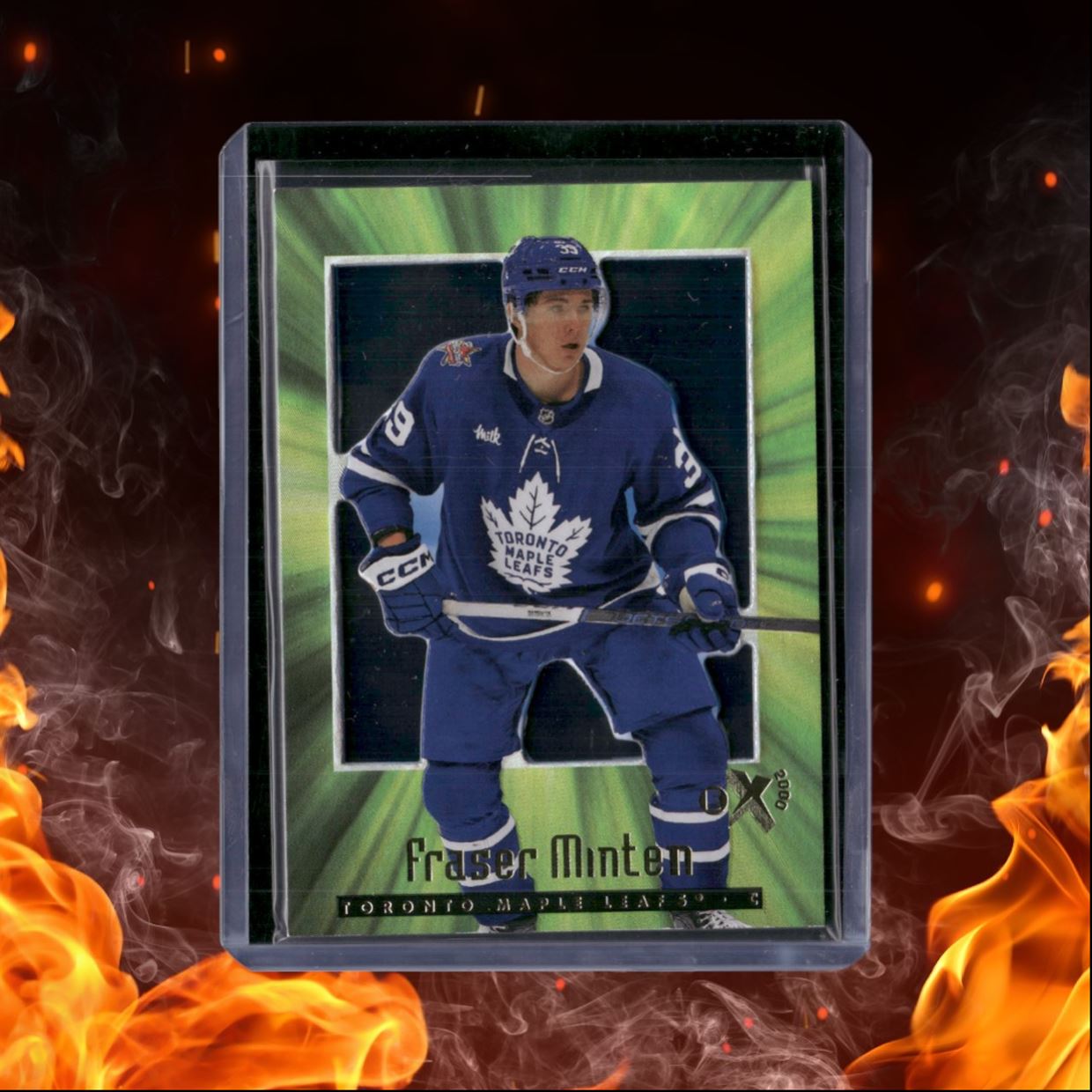 2023-24 SkyBox EX 2000 Fraser Minten (A) Rookie #118