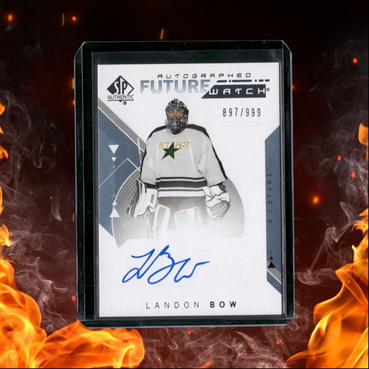 2018-19 SP Authentic Landon Bow Future Watch Rookie Auto 897/999 #156