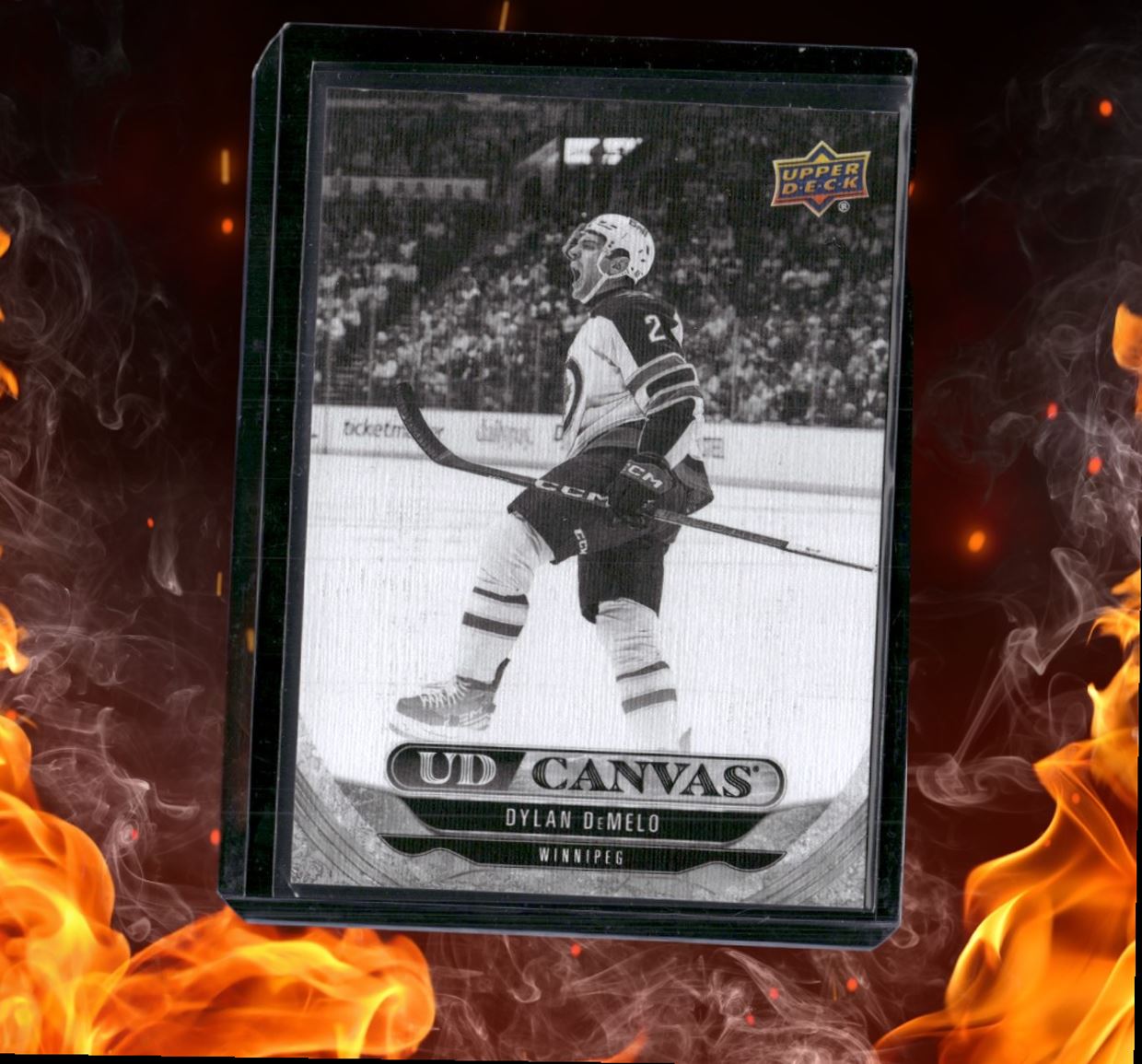 2024-25 Upper Deck Dylan DeMelo Canvas Black & White #C147