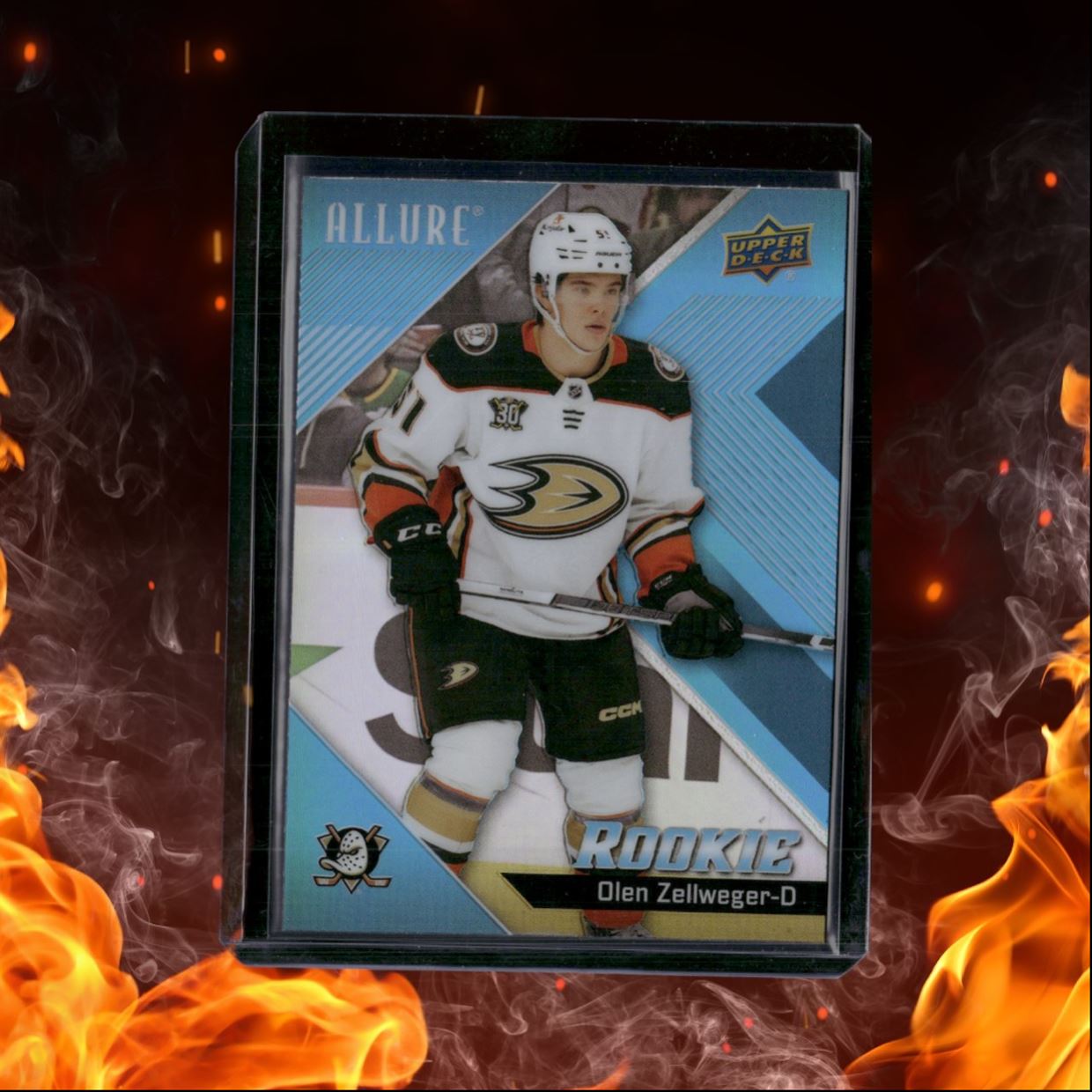 2024-25 Upper Deck Allure Olen Zellweger (A) Rookie #106