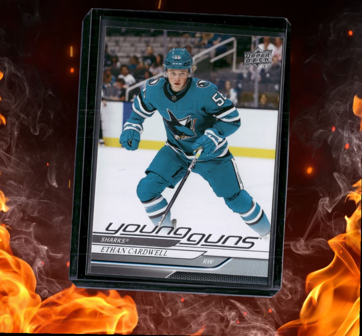 2024-25 Upper Deck Ethan Cardwell Young Guns (B) Rookie #459