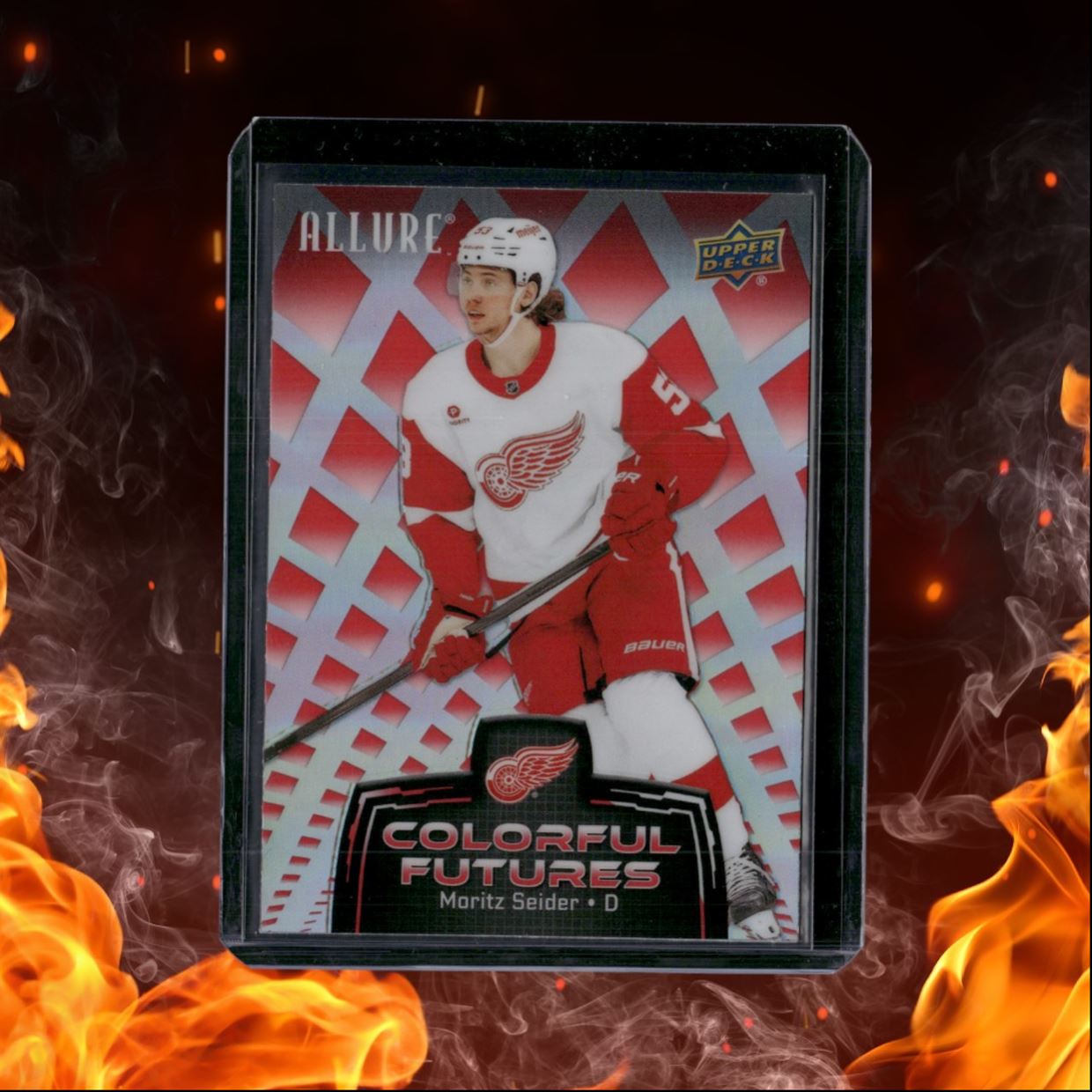 2024-25 Upper Deck Allure Moritz Seider Colorful Futures Red #CF-5