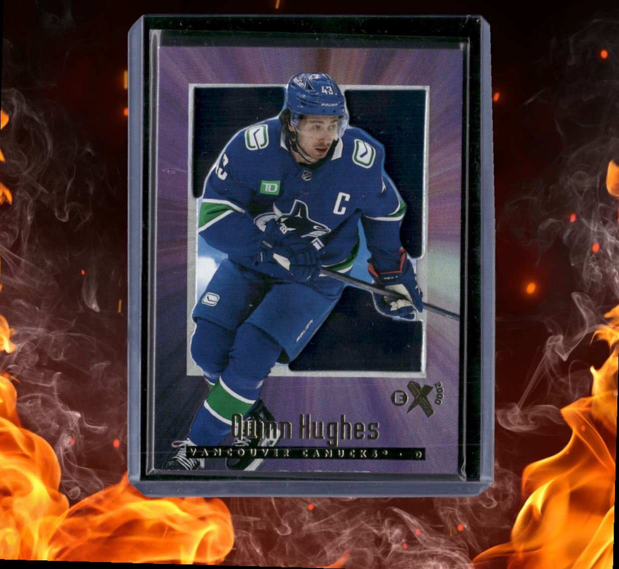 2023-24 SkyBox EX 2000 Quinn Hughes (B) #47