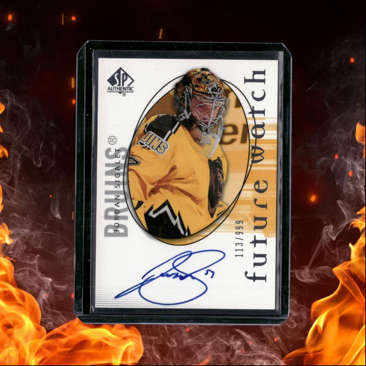2005-06 SP Authentic Jordan Sigalet Future Watch Rookie Auto 113/999 #206