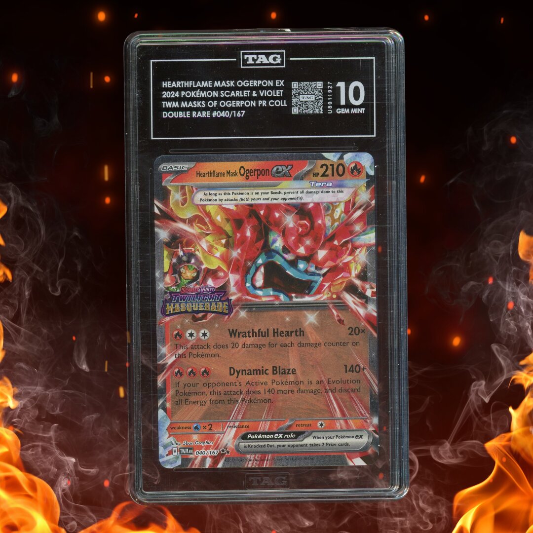Pokemon Scarlet & Violet Hearthflame Mask Ogerpon 040/167 TAG 10