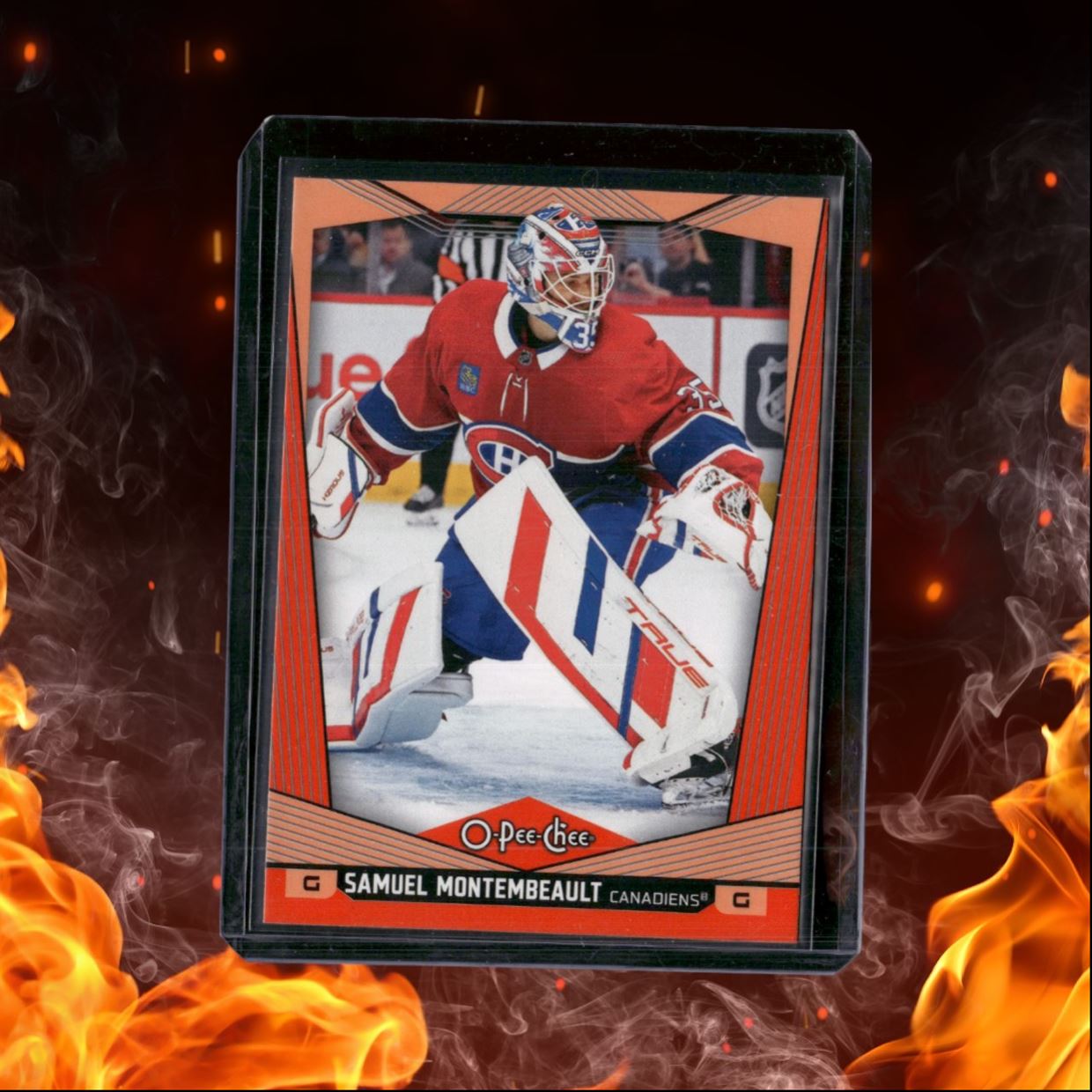 2024-25 O-Pee-Chee Samuel Montembeault Orange 14/25 #385