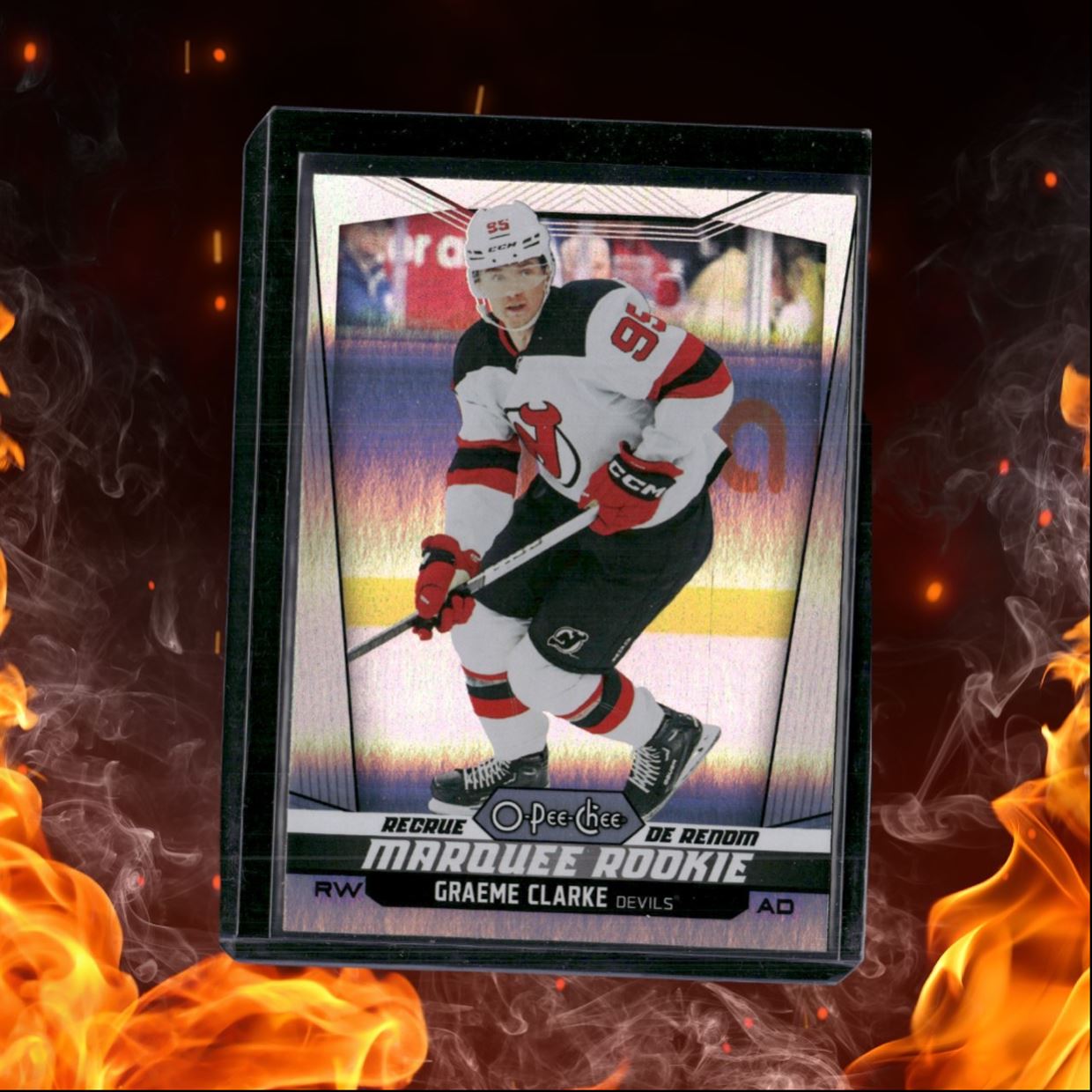 2024-25 O-Pee-Chee Graeme Clarke Rainbow Marquee Rookie 091/350 #586