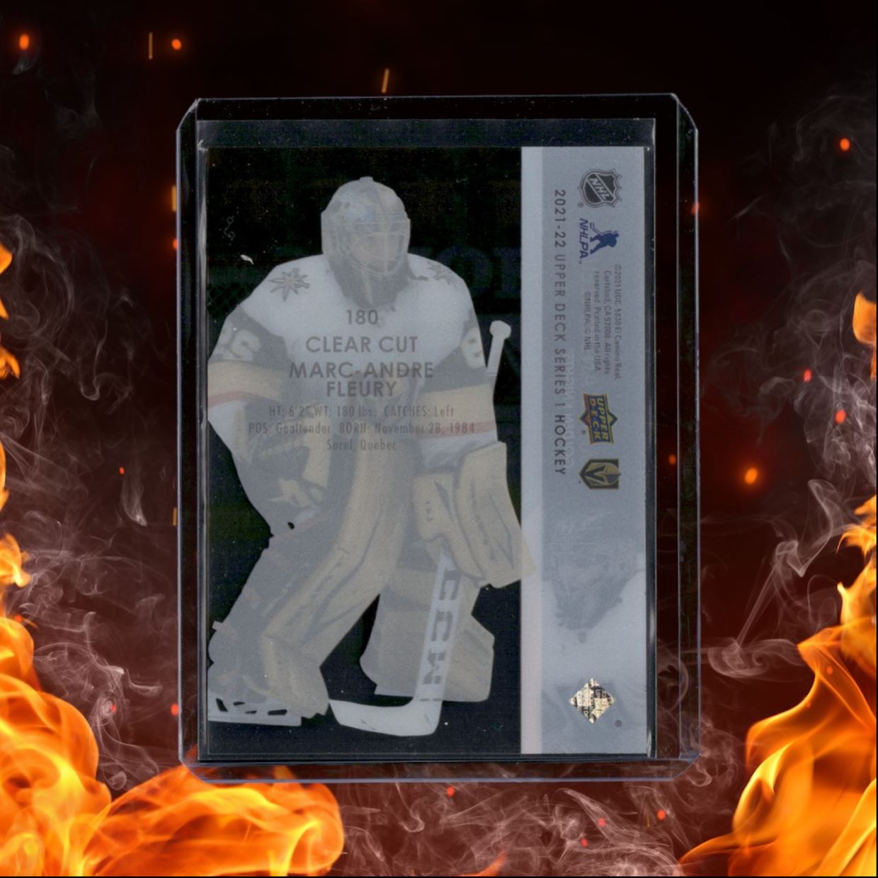 2021-22 Upper Deck Marc-Andre Fleury Clear Cut SSP #30
