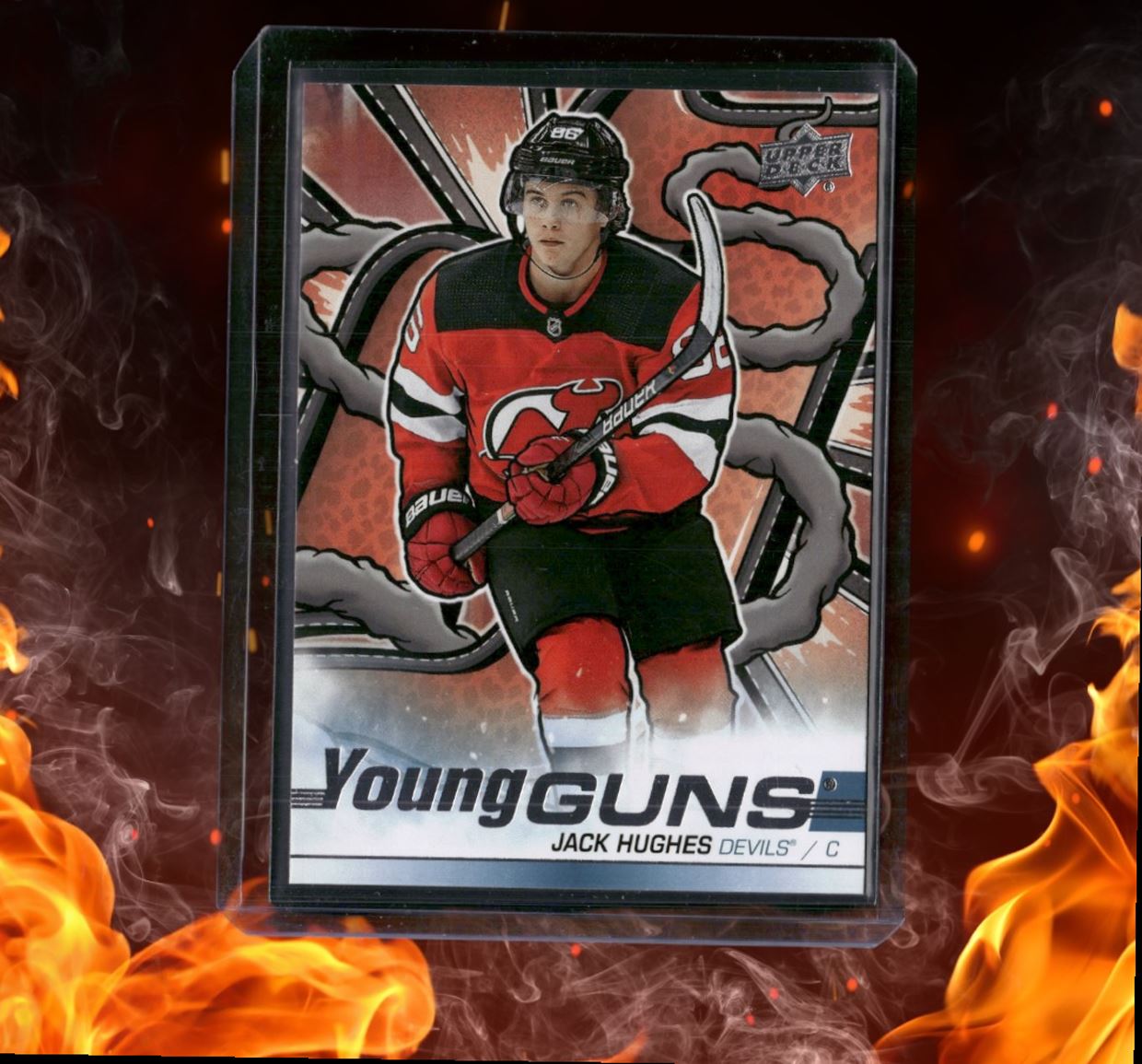 2024-25 Upper Deck Jack Hughes Renewed Young Guns (A) #201