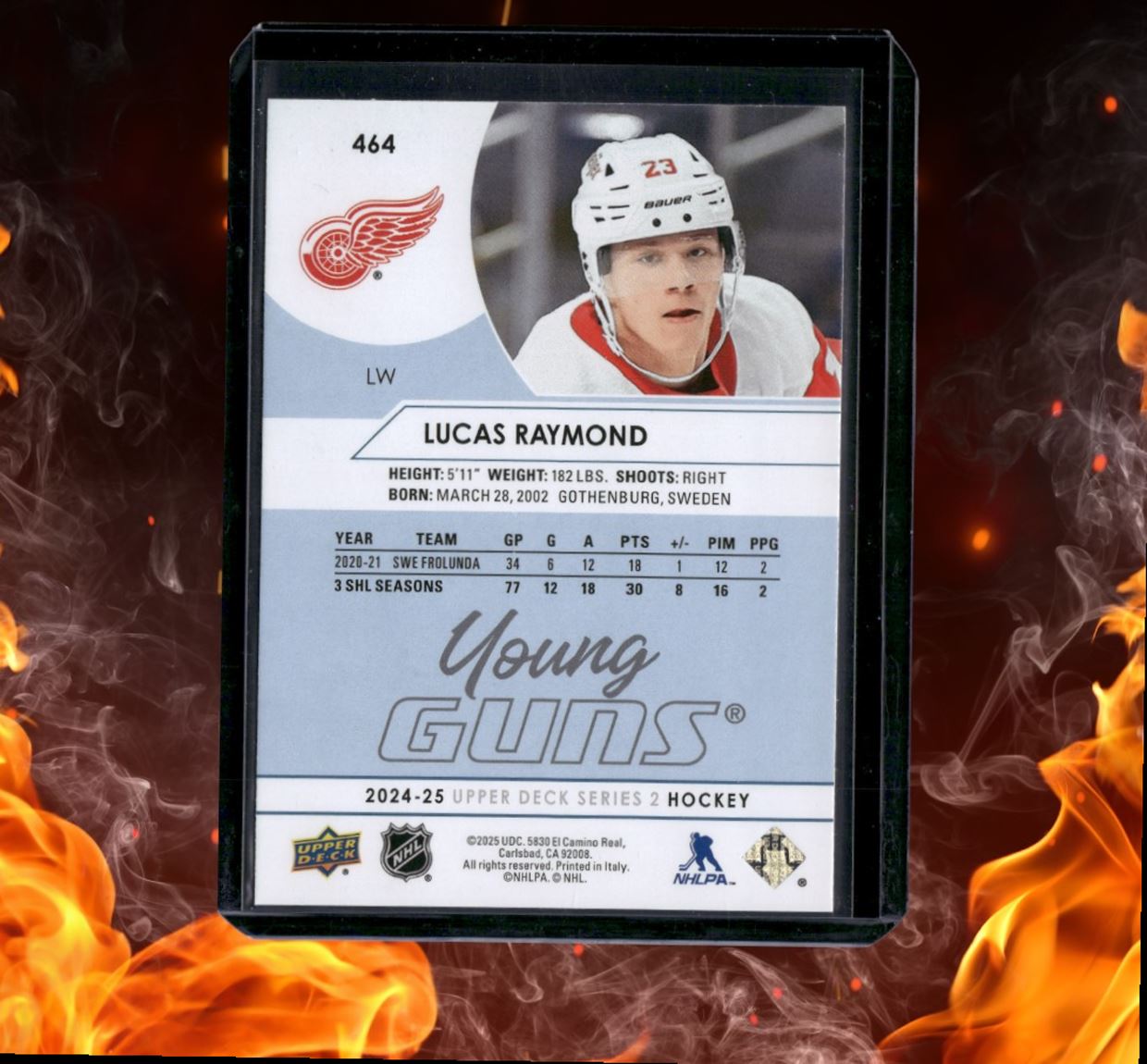 2024-25 Upper Deck Lucas Raymond Renewed Young Guns #464