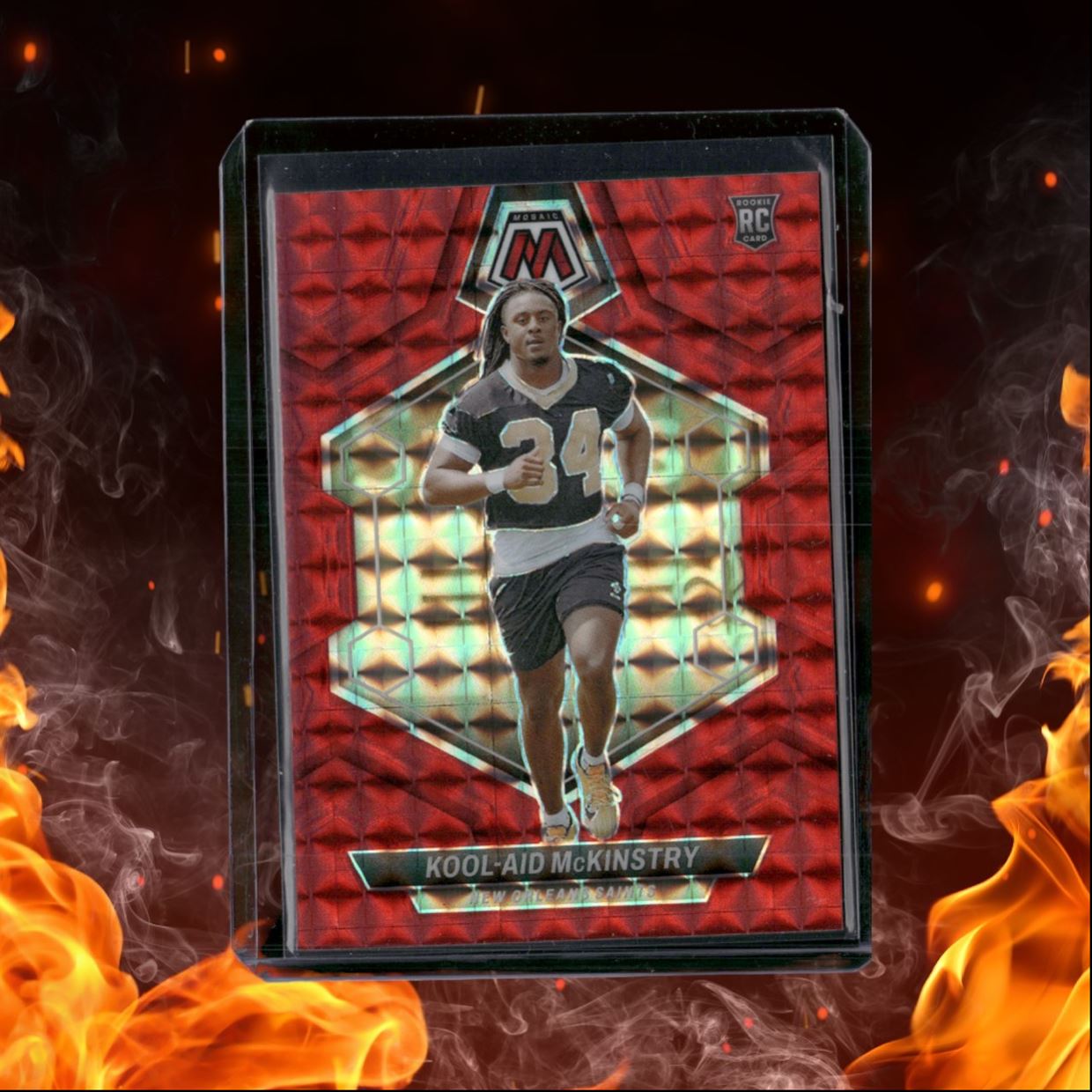 2024 Panini Mosaic Kool-Aid McKinstry Red Mosaic Prizm Rookie #131