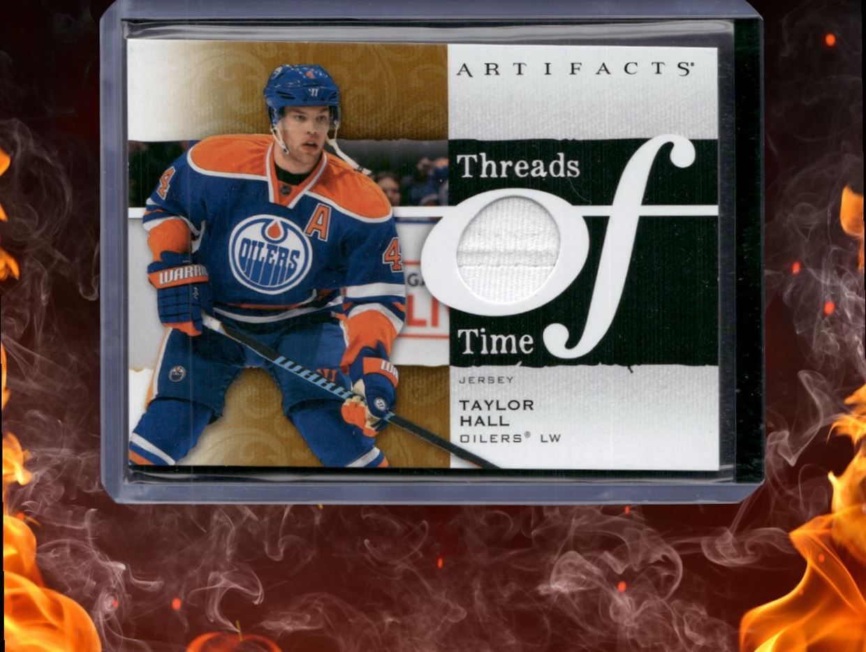 2021-22 Upper Deck Artifacts Taylor Hall Threads of Time Jersey #TT-TH