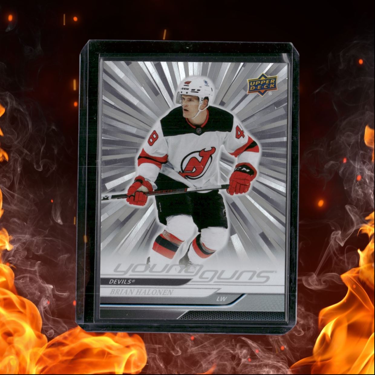 2024-25 Upper Deck Brian Halonen Outburst Silver Young Guns SP Rookie #452