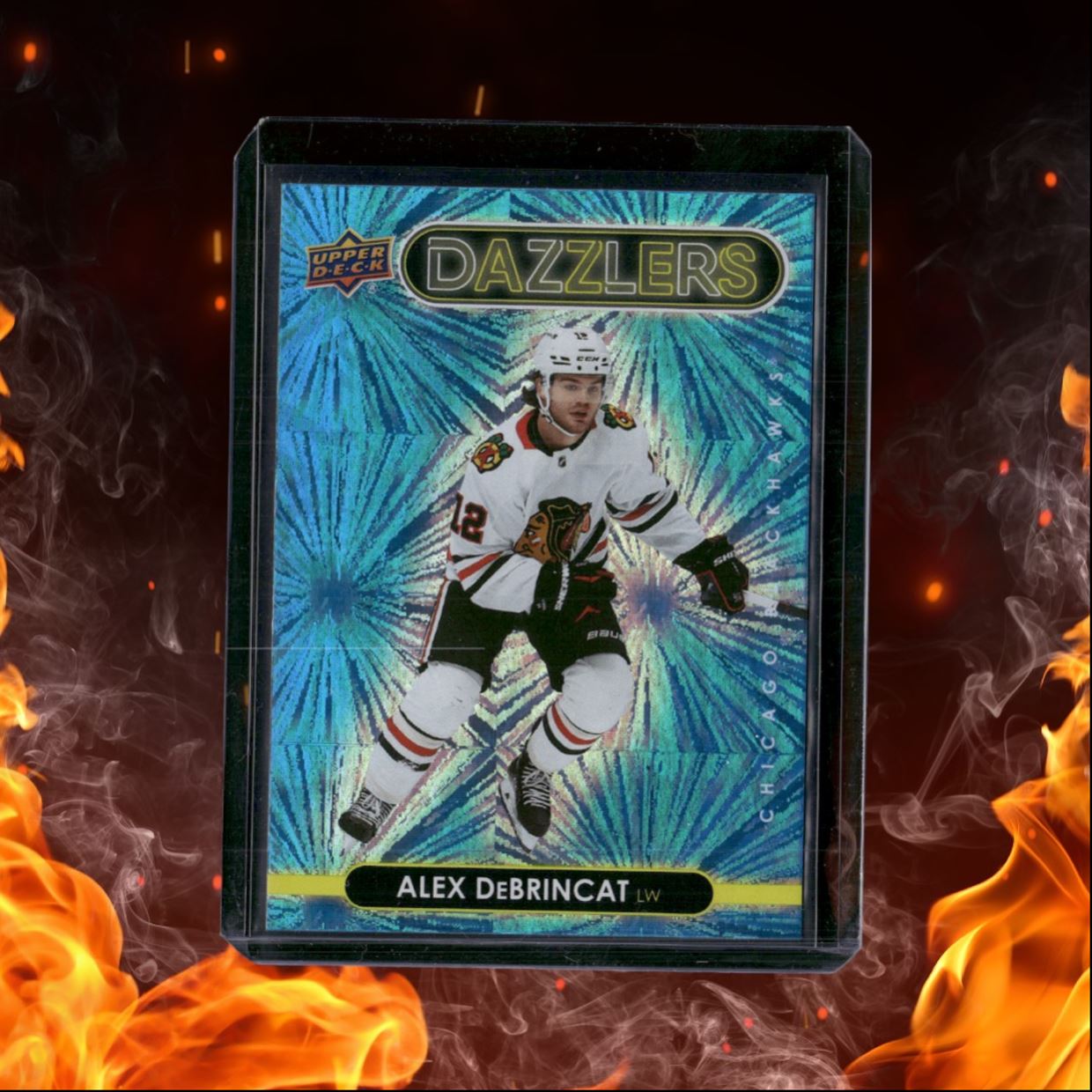 2021-22 Upper Deck Alex DeBrincat Dazzlers Blue #DZ-11