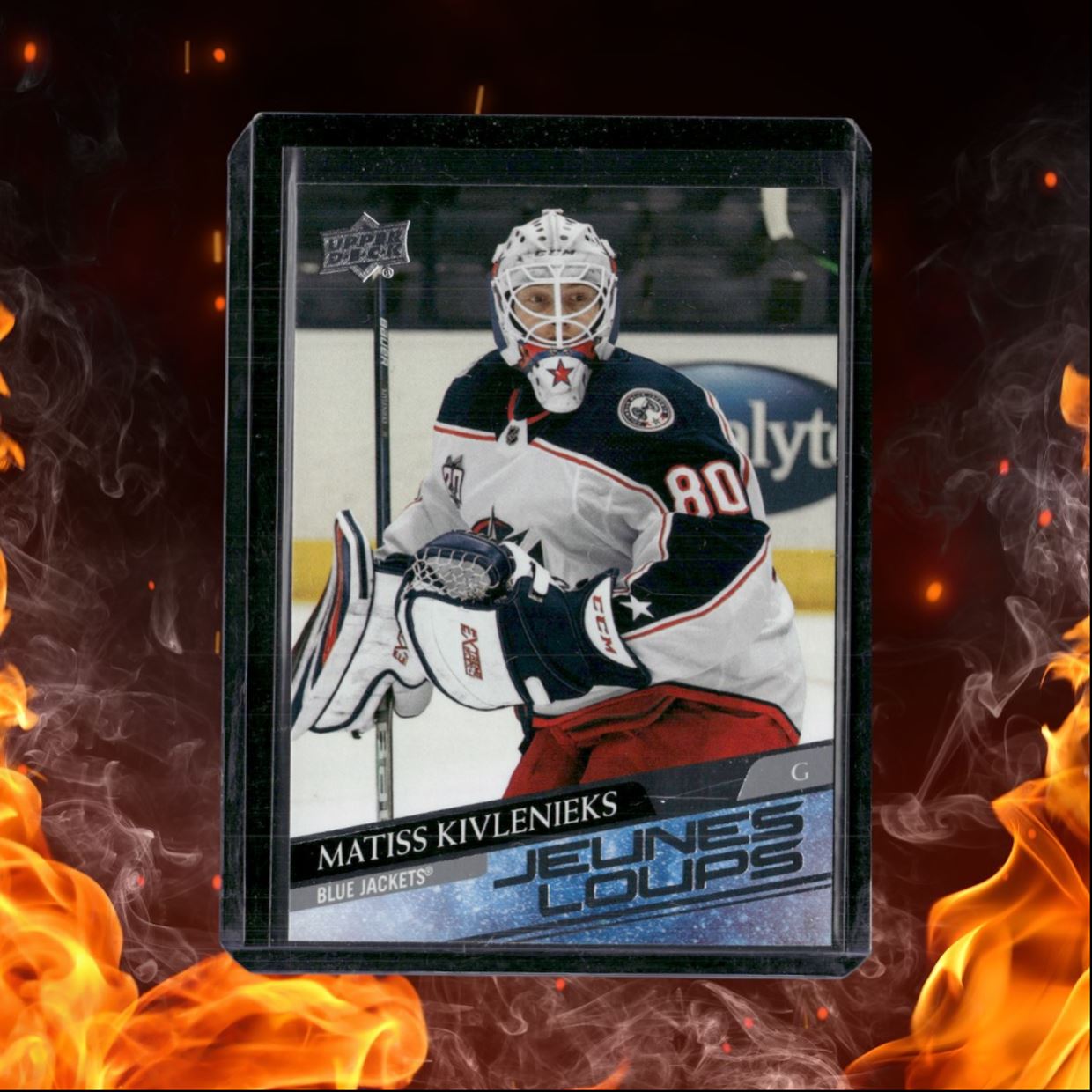 2020-21 Upper Deck Matiss Kivlenieks UD Canvas Young Guns (B) Rookie #480