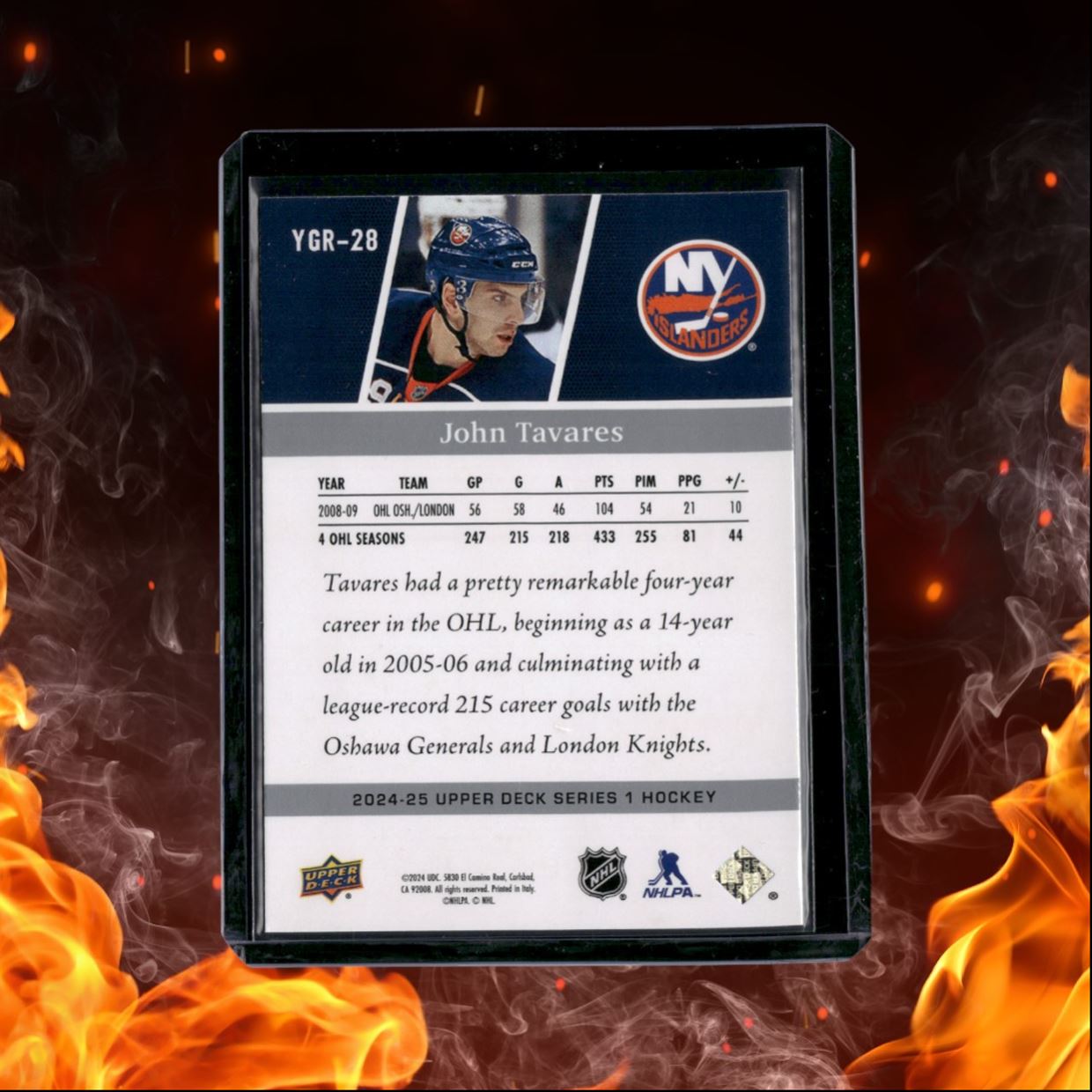 2024-25 Upper Deck John Tavares Young Guns Renewed #YGR-28