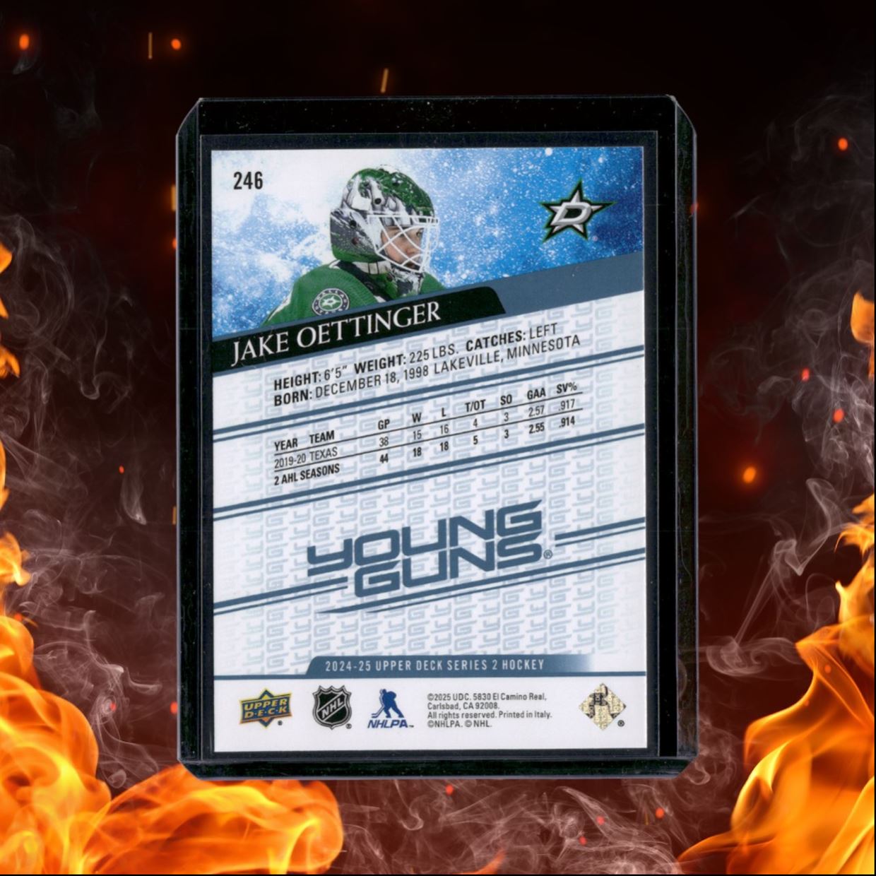 2024-25 Upper Deck Jake Oettinger Young Guns Renewed (A) #246