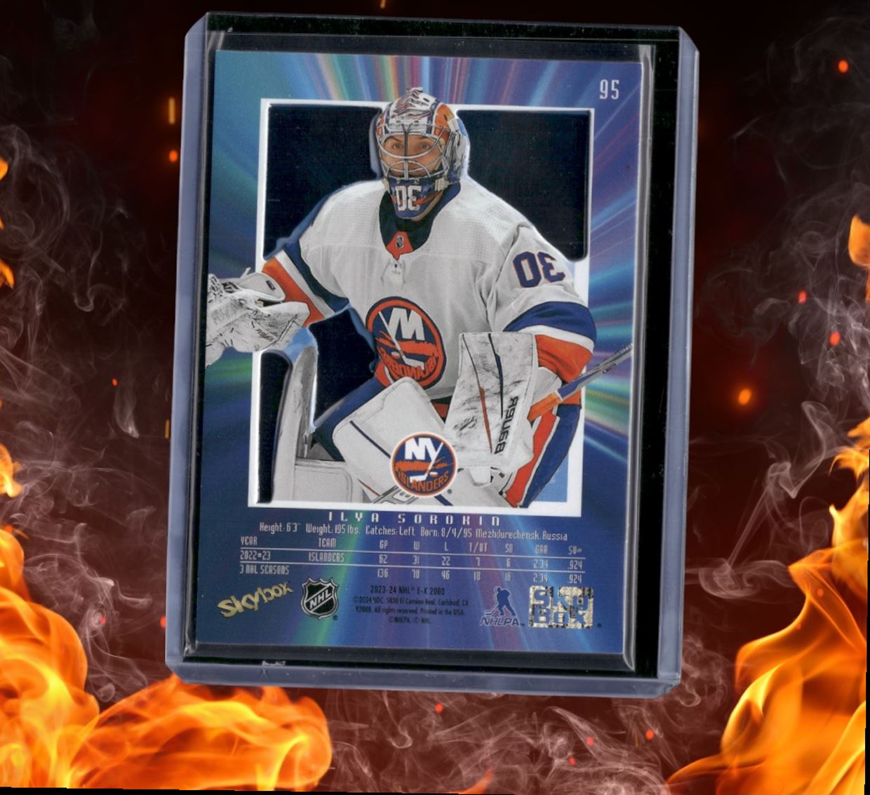 2023-24 Skybox EX 2000 Ilya Sorokin #95