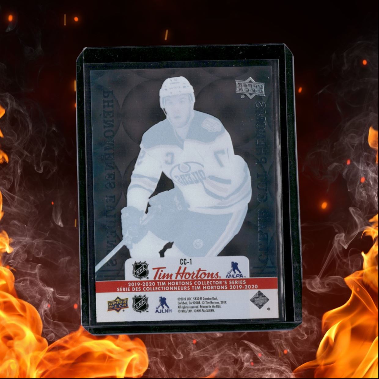 2019-20 Upper Deck Tim Hortons Connor McDavid Clear Cut Phenoms (A) #CC-1