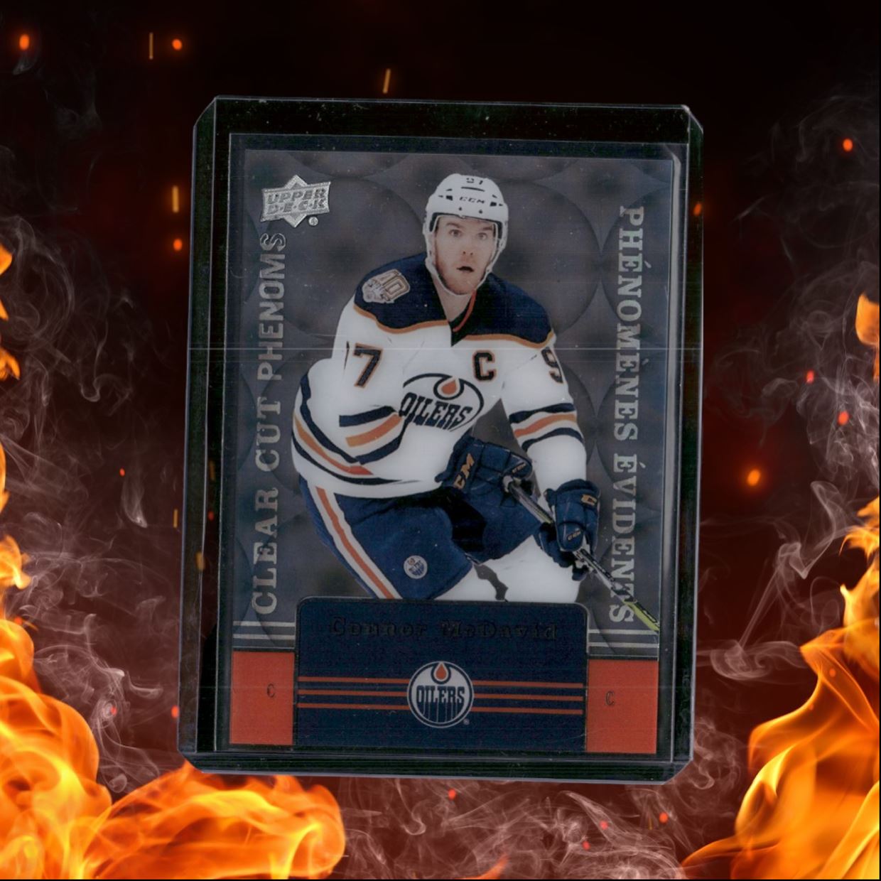 2019-20 Upper Deck Tim Hortons Connor McDavid Clear Cut Phenoms (A) #CC-1